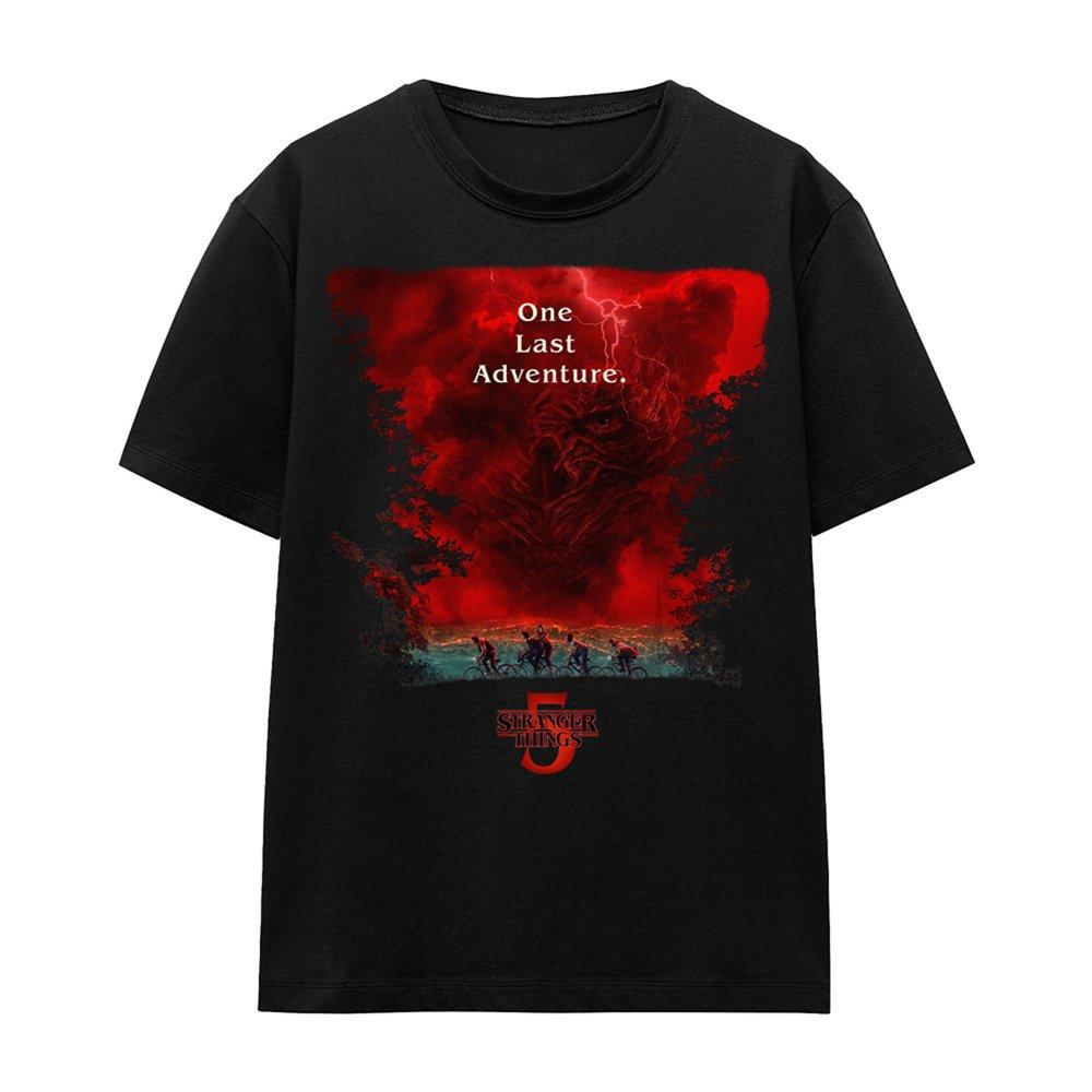 Black - Stranger Things - Stranger Things 5 Vecna Clouds Poster T-Shirt Bla - 4