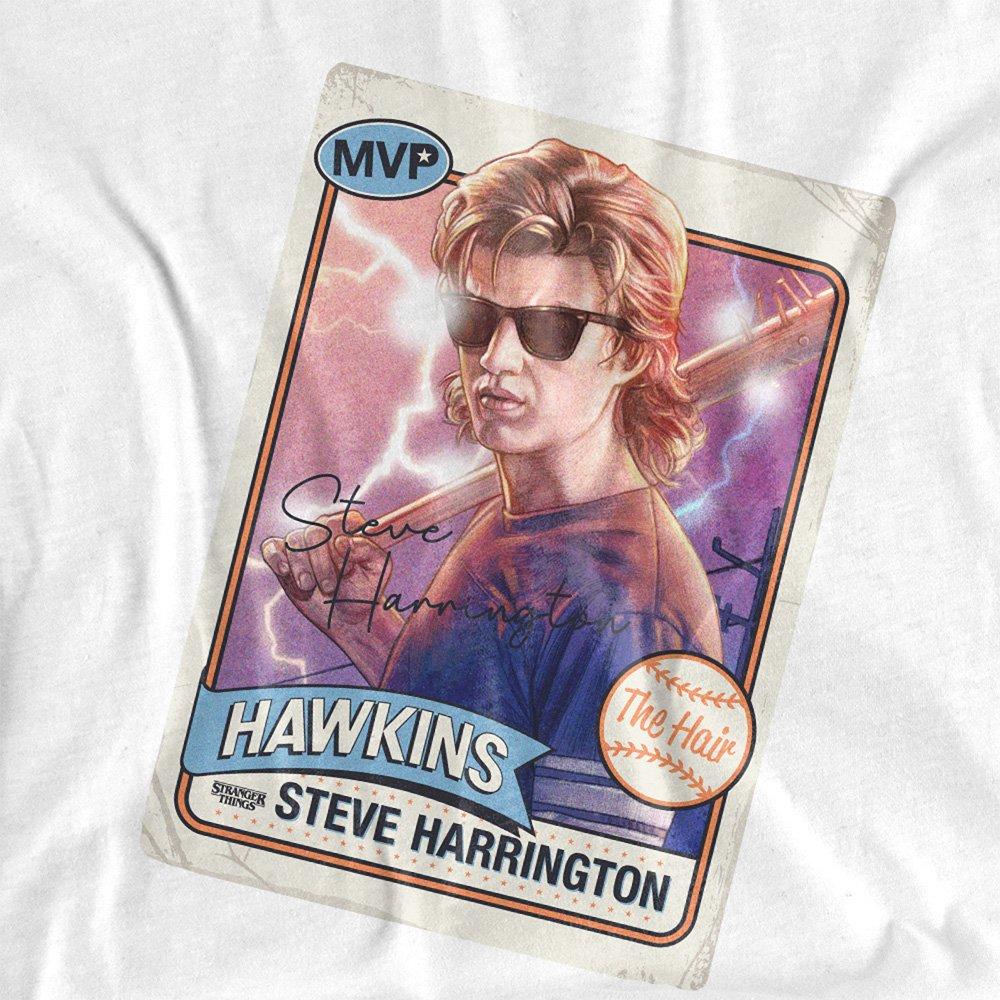 White - Stranger Things - Stranger Things Steve Harrington Hair Long Sleeve - 2