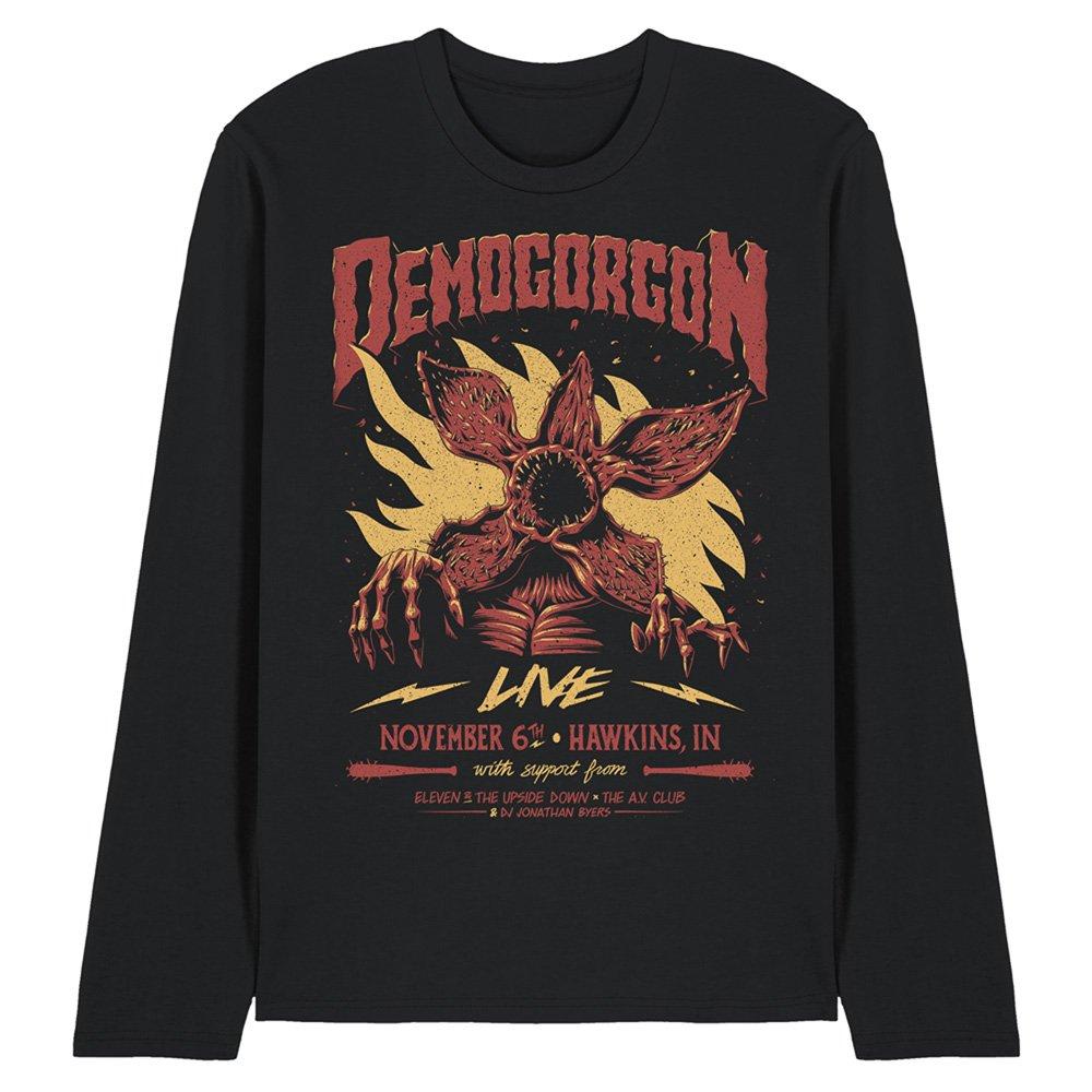 Black - Stranger Things - Stranger Things Demogorgon Live Long Sleeve T-Shir - 1