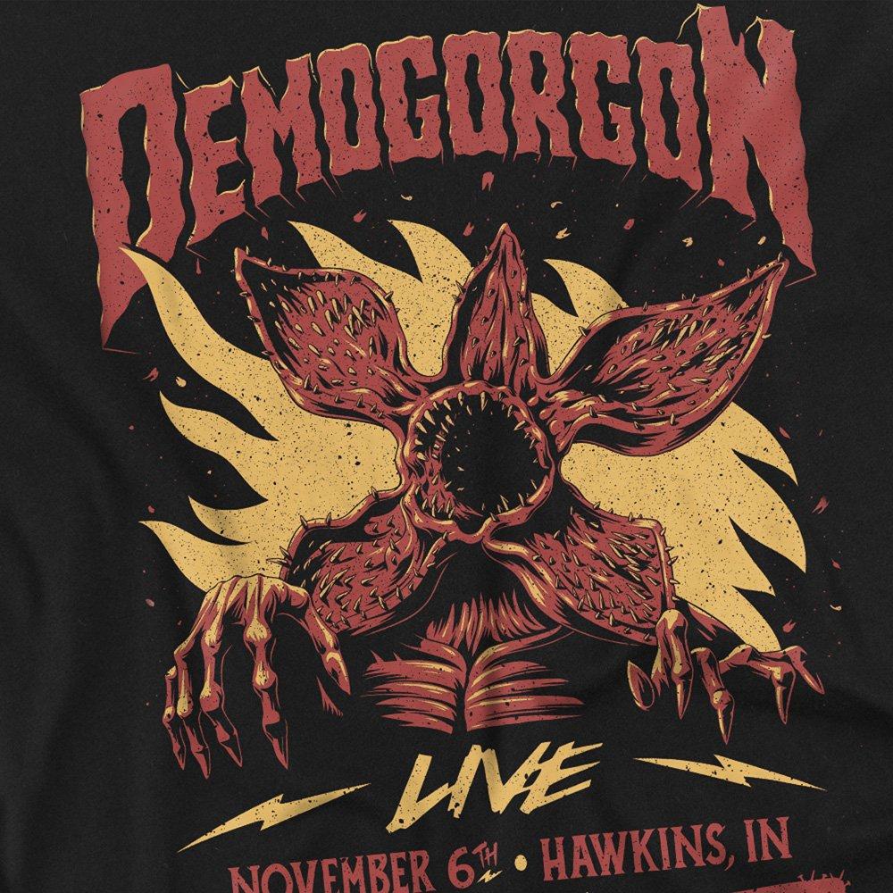 Black - Stranger Things - Stranger Things Demogorgon Live Long Sleeve T-Shir - 2