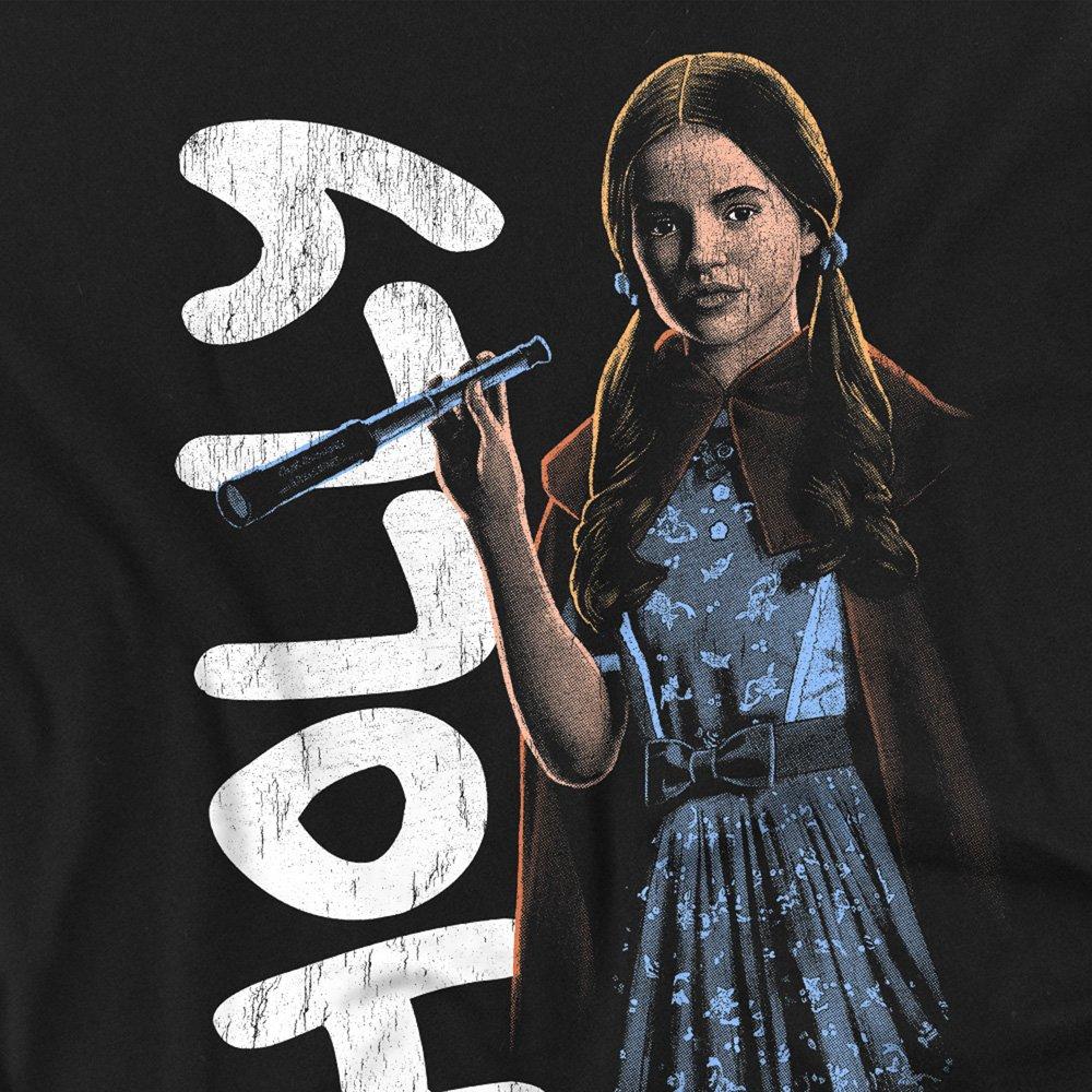 Black - Stranger Things - Stranger Things Holly Neo Homage T-Shirt Black - 2