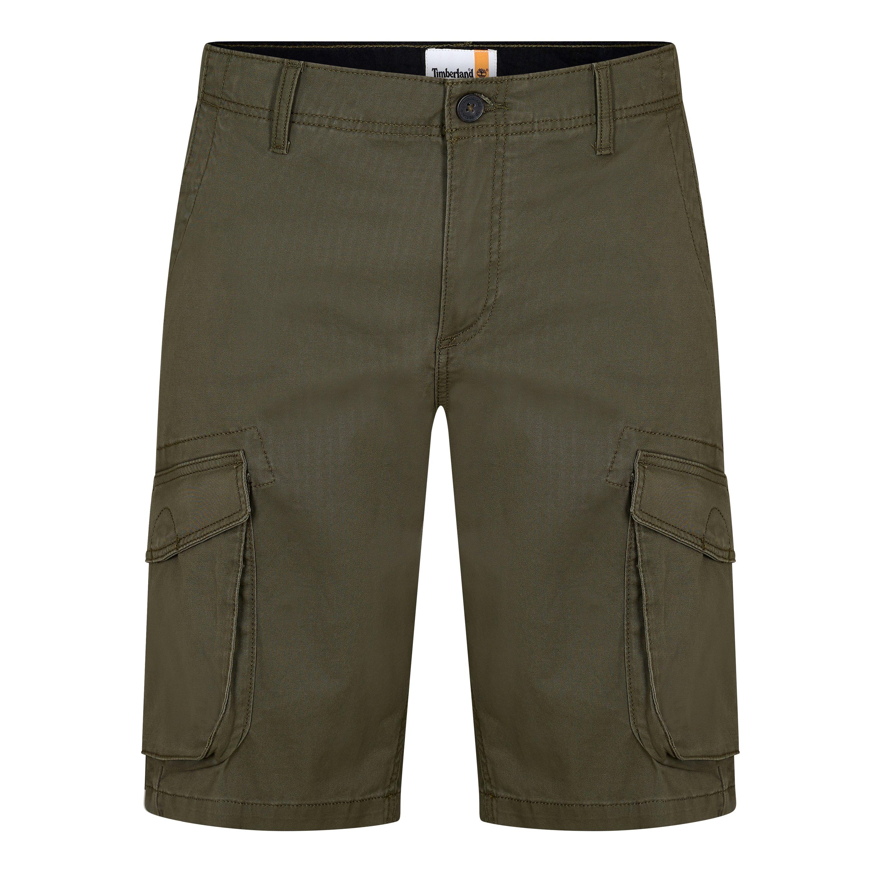Timberland Men's Twill Cargo Shorts - Leaf Green - 30