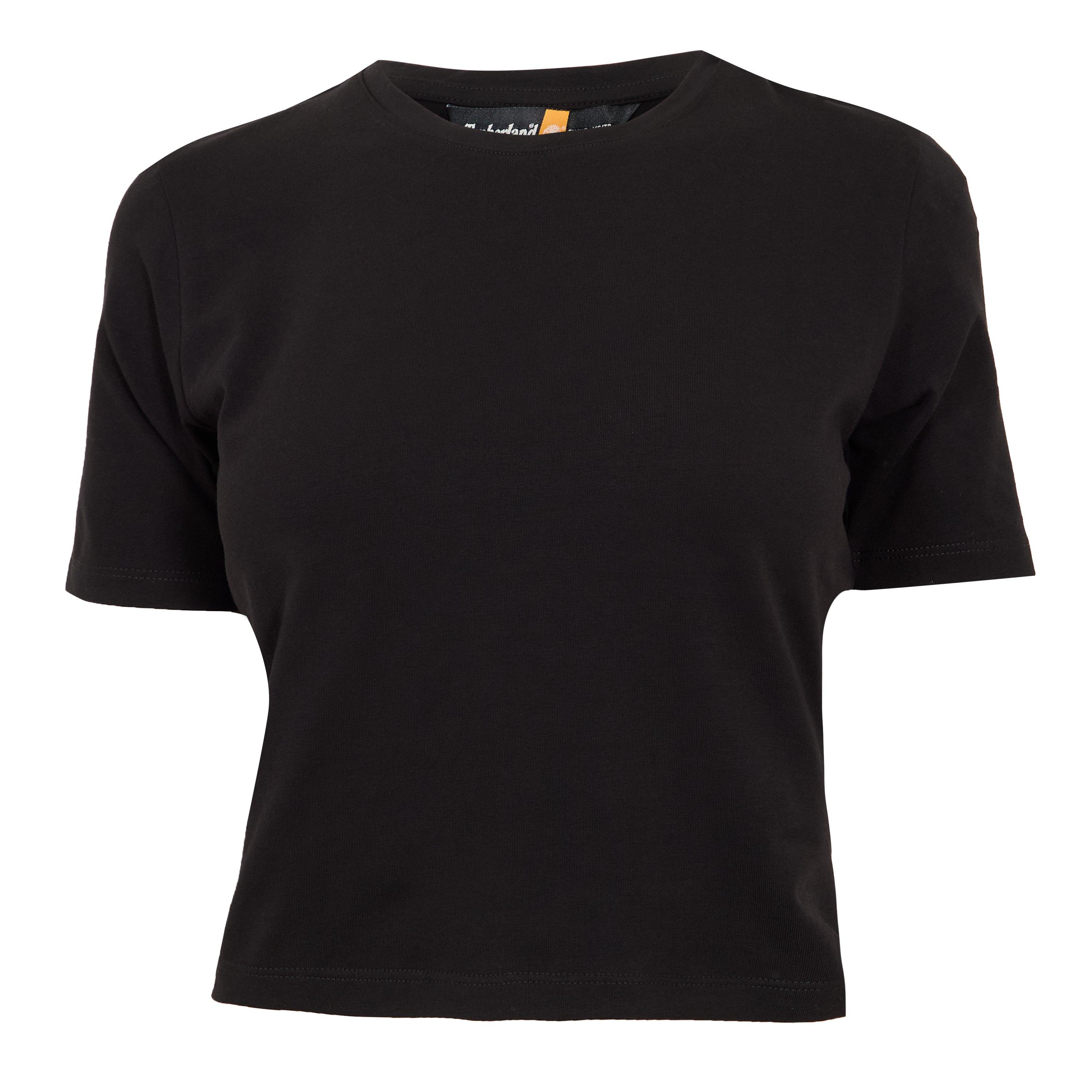 Black - Timberland - Women's Short Sleeve Baby Tee - 1