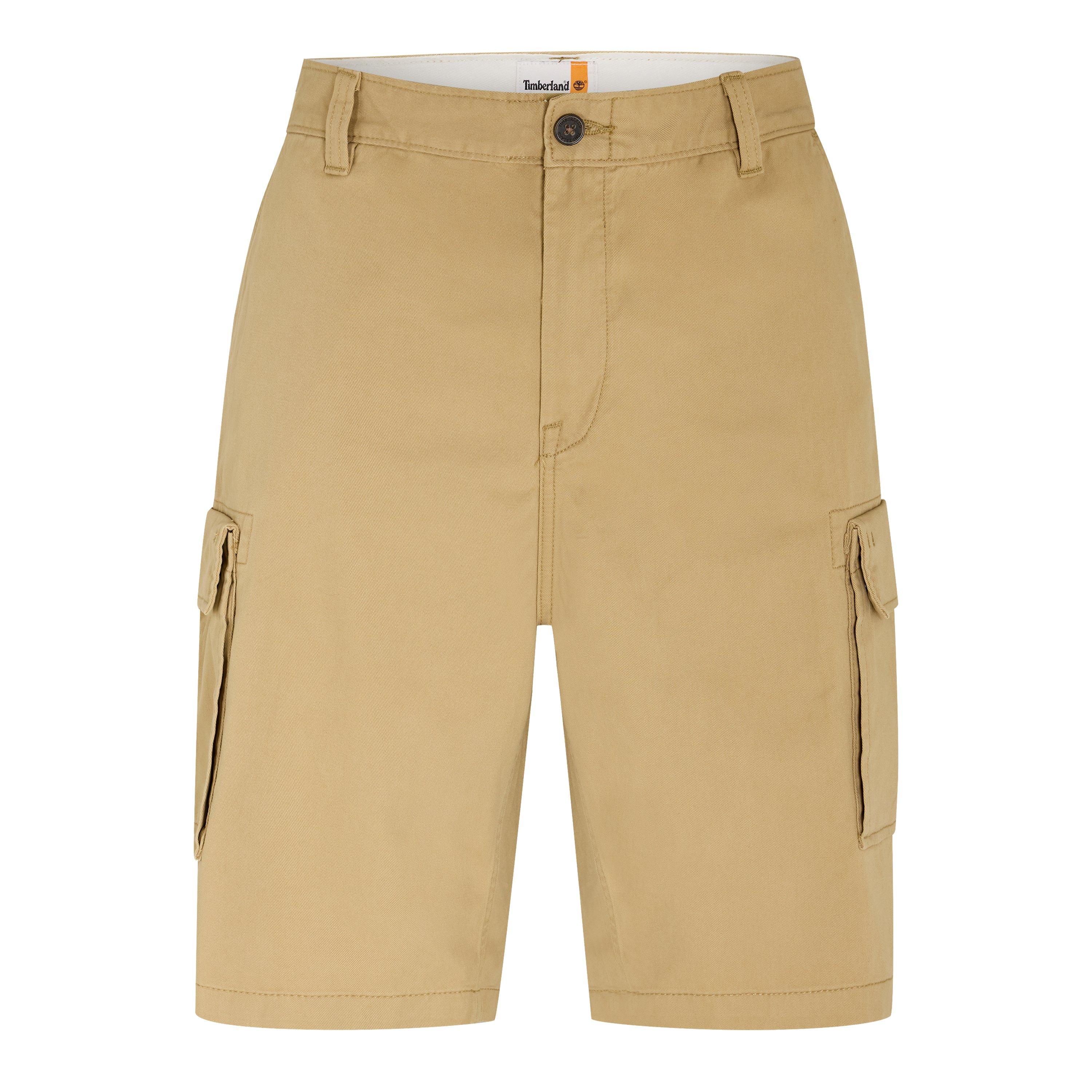 Timberland Men's Twill Cargo Shorts - Lemon Pepper - 32
