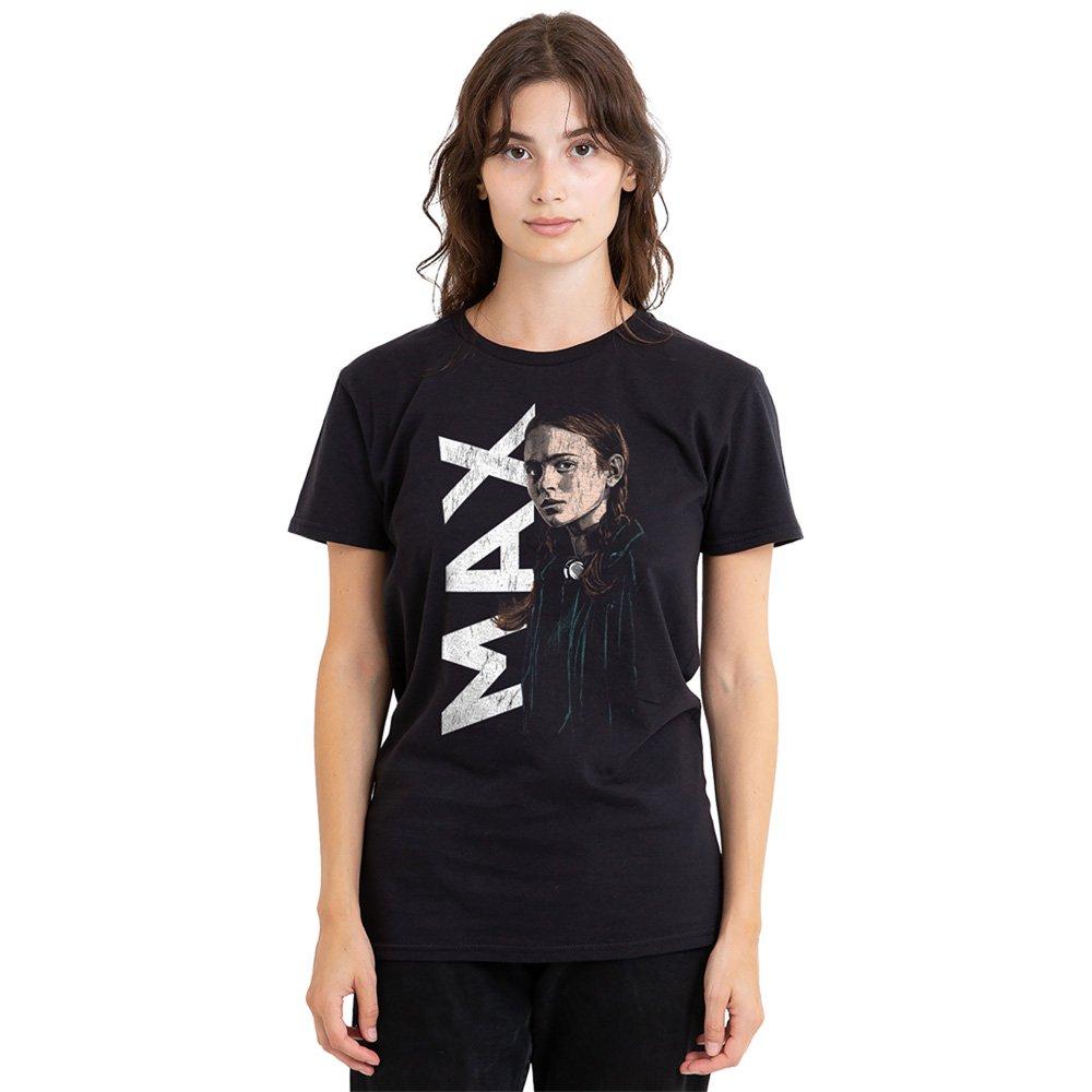 Black - Stranger Things - Stranger Things Max Neo Homage T-Shirt Black - 1