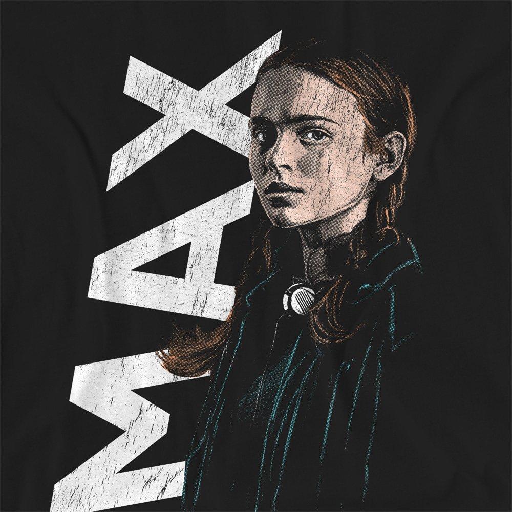 Black - Stranger Things - Stranger Things Max Neo Homage T-Shirt Black - 2