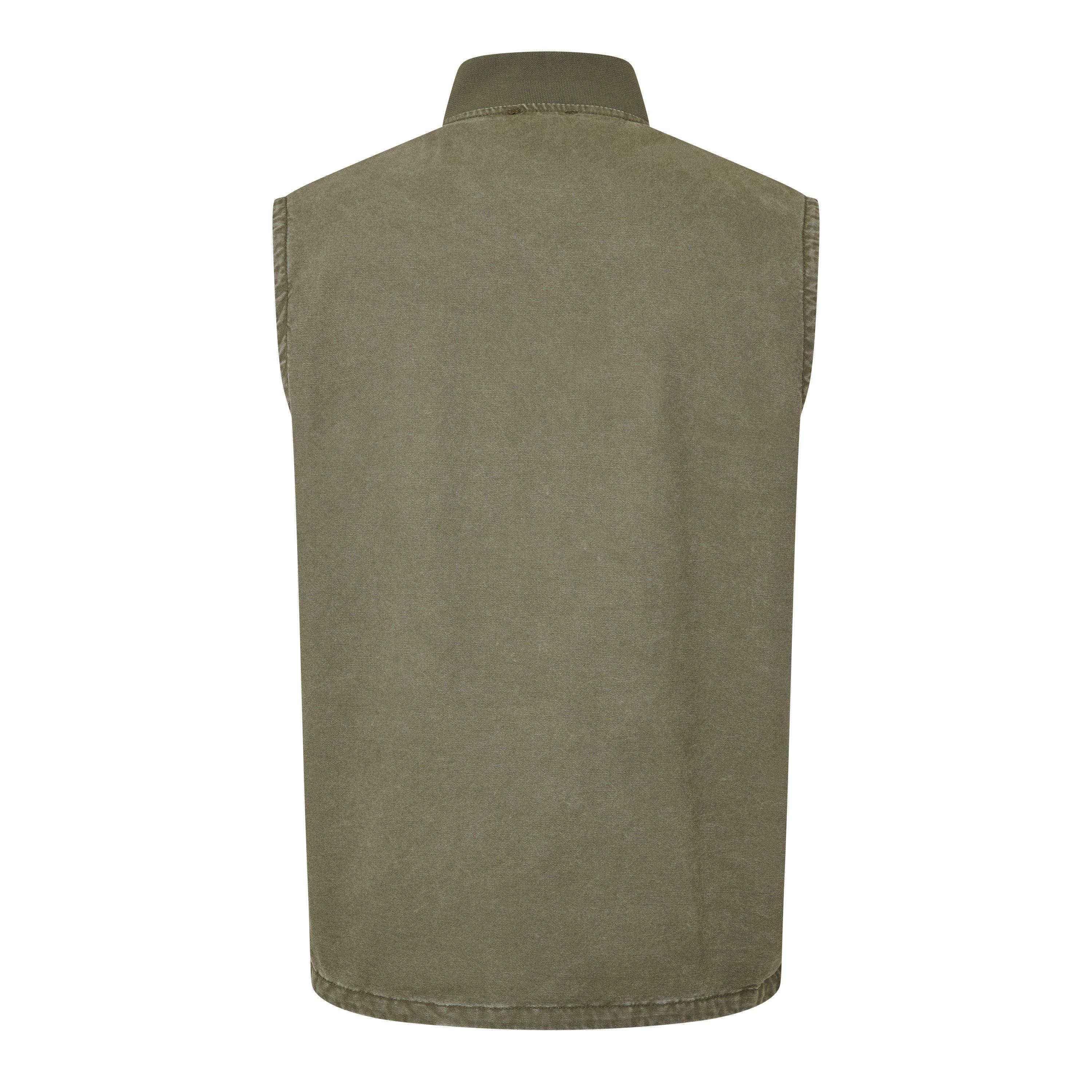 Leaf Green - Timberland - Timberland Washed Canvas Vest Black - 2