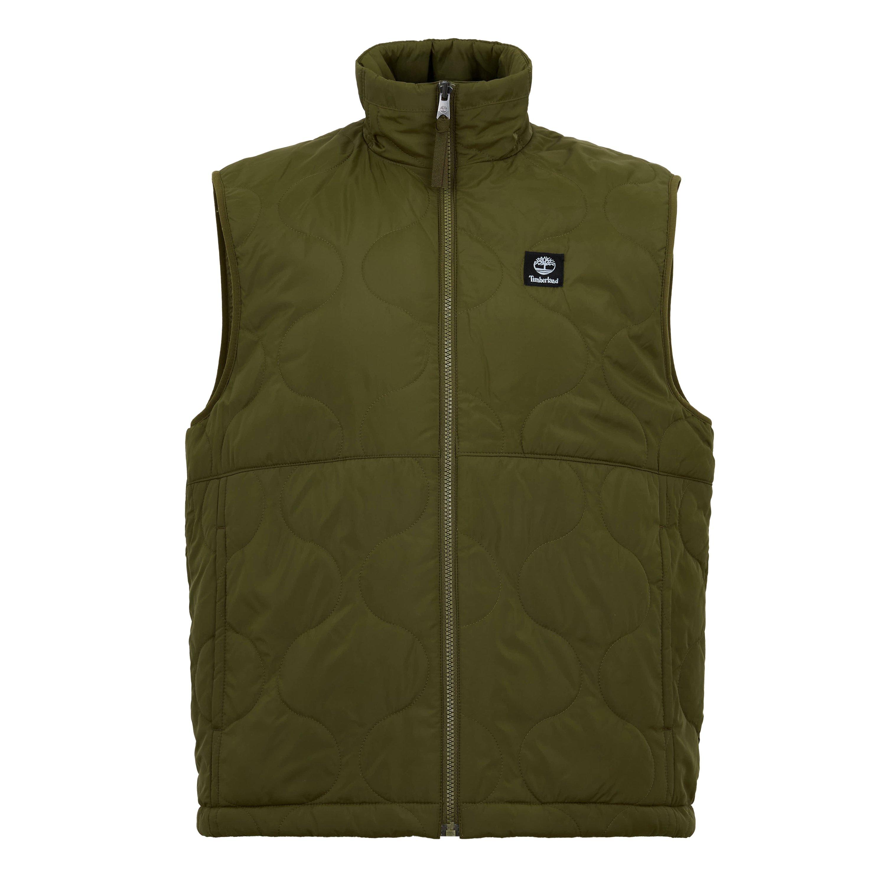 Timberland Men's Reversible Gilet - Dark Olive - M