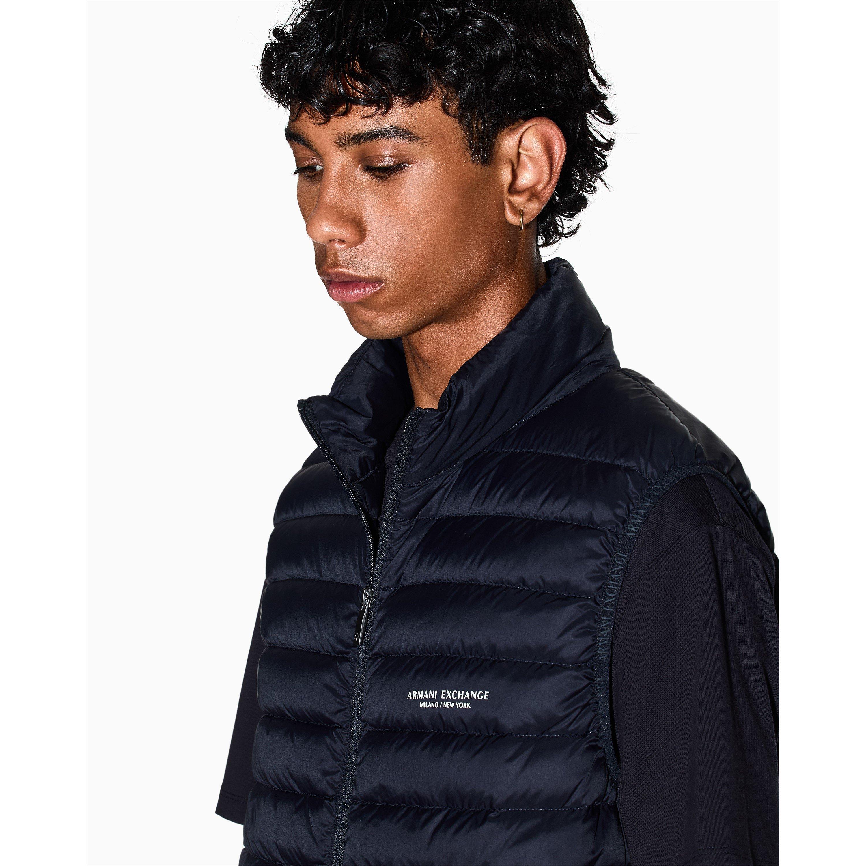 Deep Navy - Armani Exchange - Armani Exchange Down Waistcoat - 4