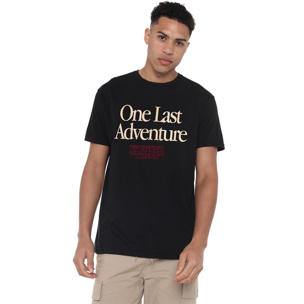Black - Stranger Things - Stranger Things One Last Adventure Front Back T-Sh - 2