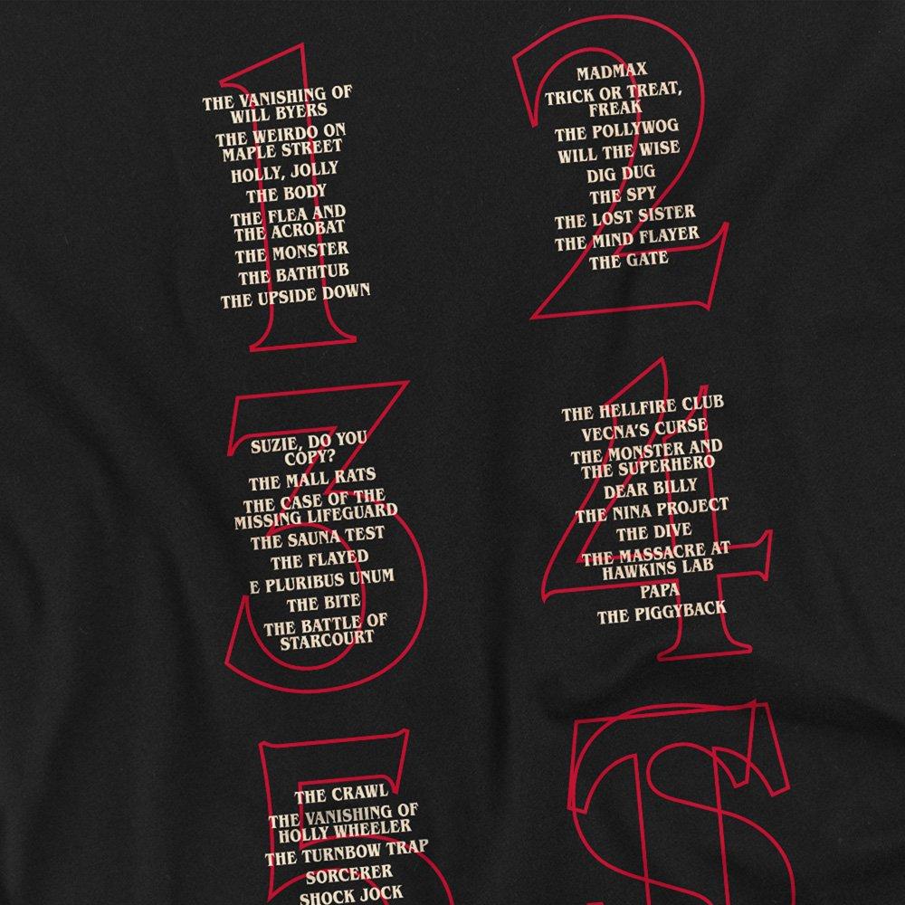 Black - Stranger Things - Stranger Things One Last Adventure Front Back T-Sh - 3