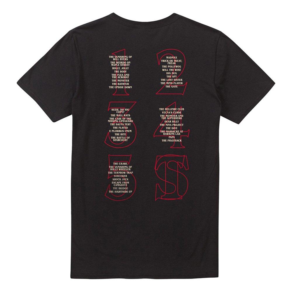Black - Stranger Things - Stranger Things One Last Adventure Front Back T-Sh - 4