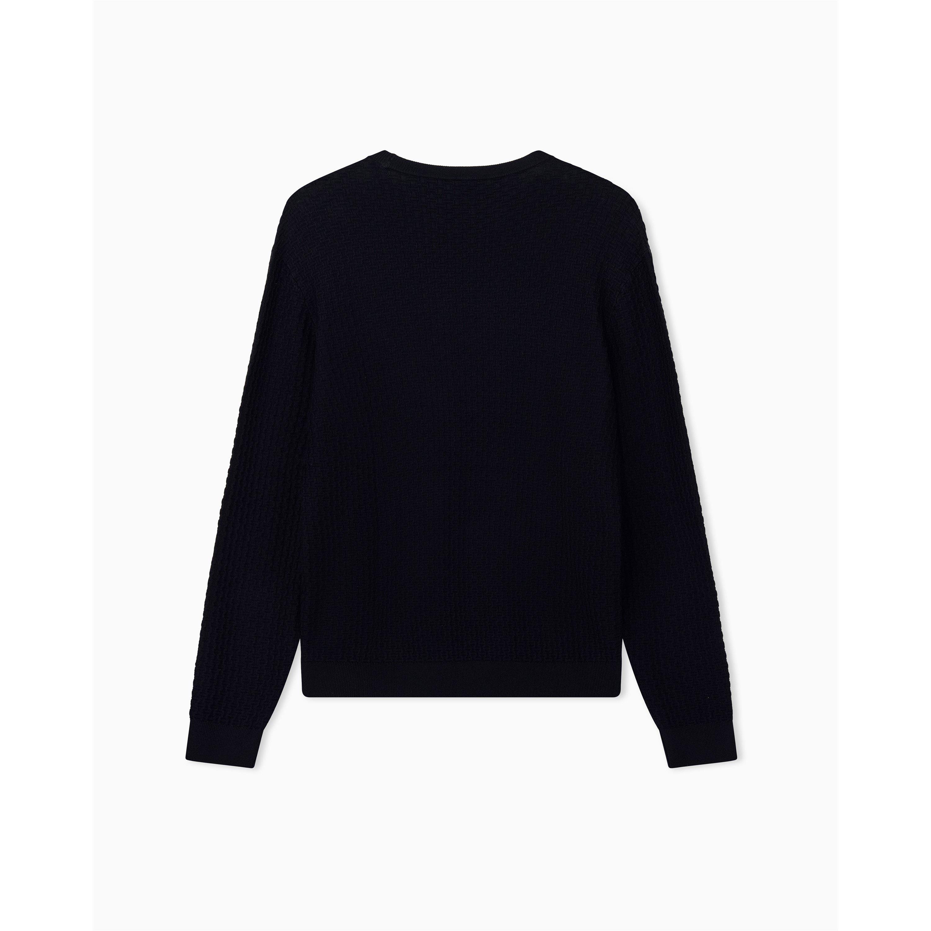 Deep Navy Chain - Armani Exchange - Armani Exchange Pullover - 5