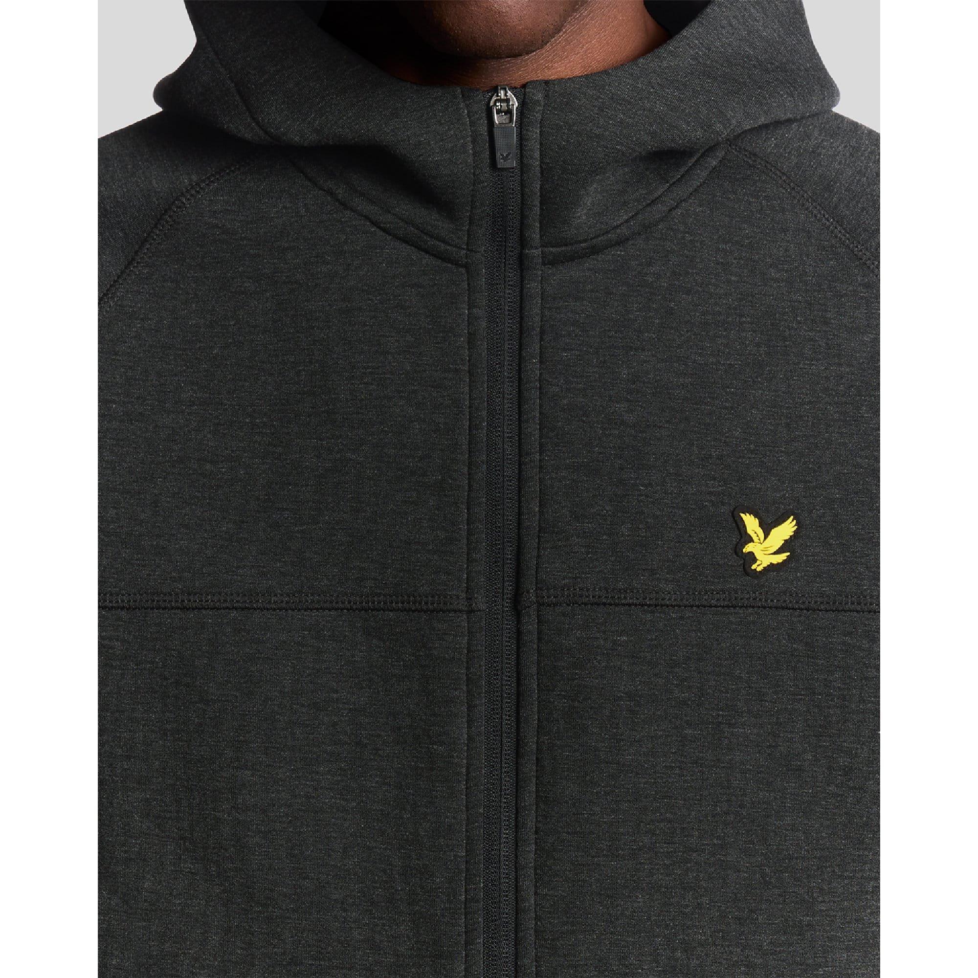 Black - Lyle and Scott - Neoprene Track Top - 3
