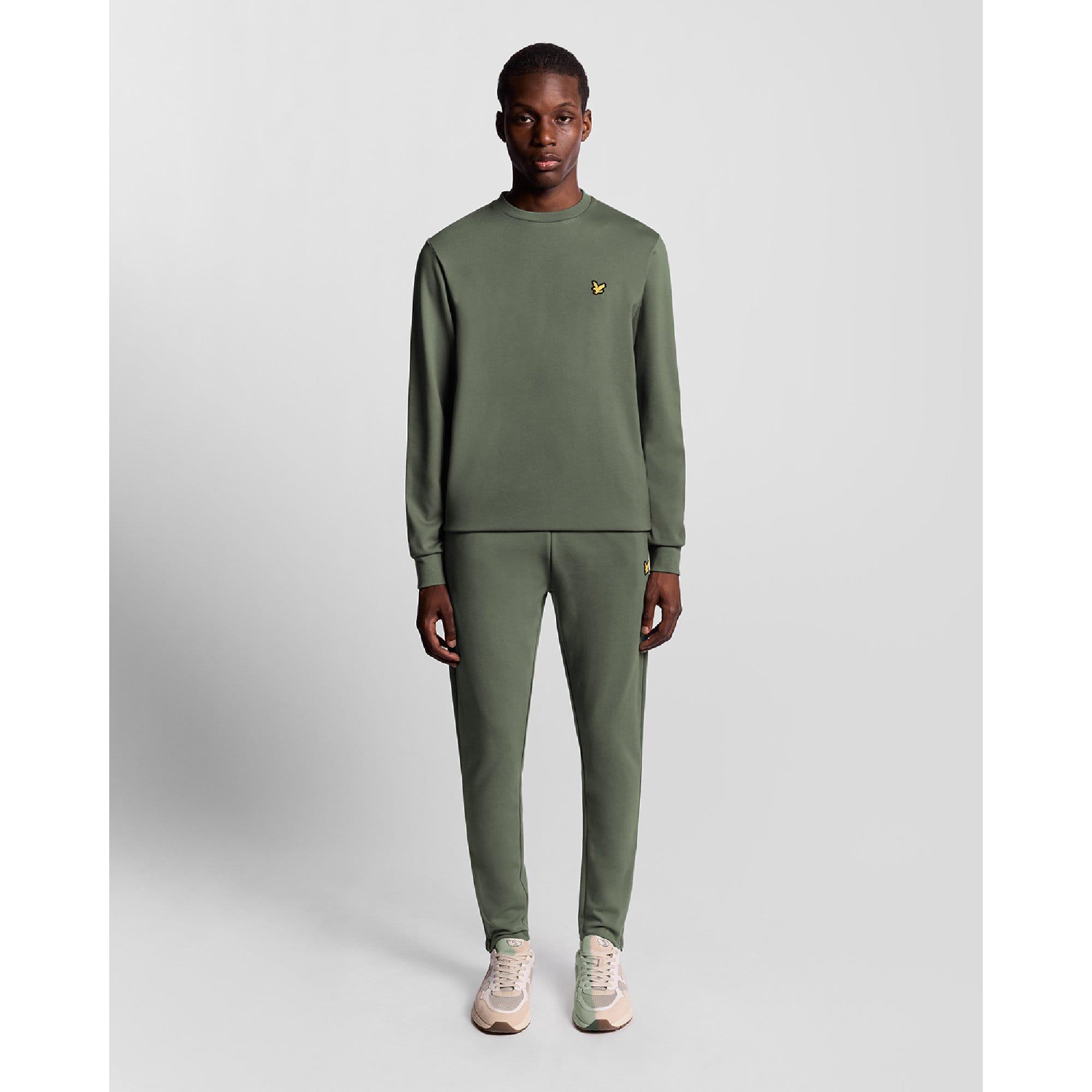 Green - Lyle and Scott - Crewneck Fly Fleece - 2