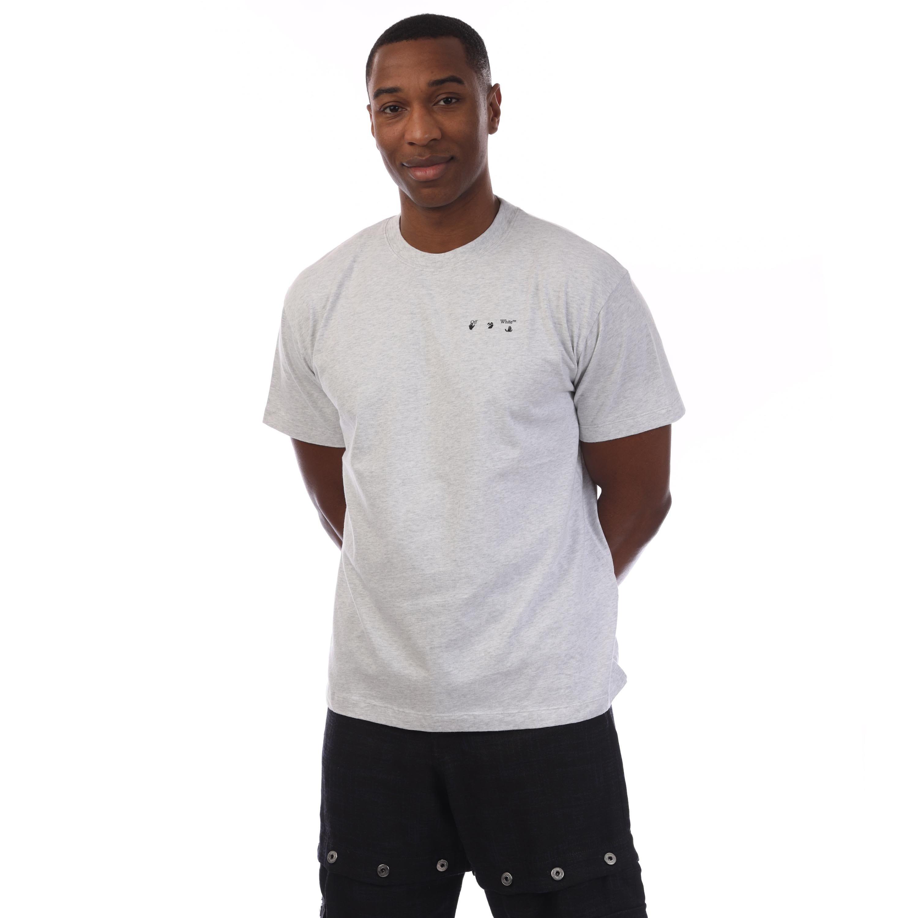 Grey Black - Off White - Big Logo Over T-Shirt - 1