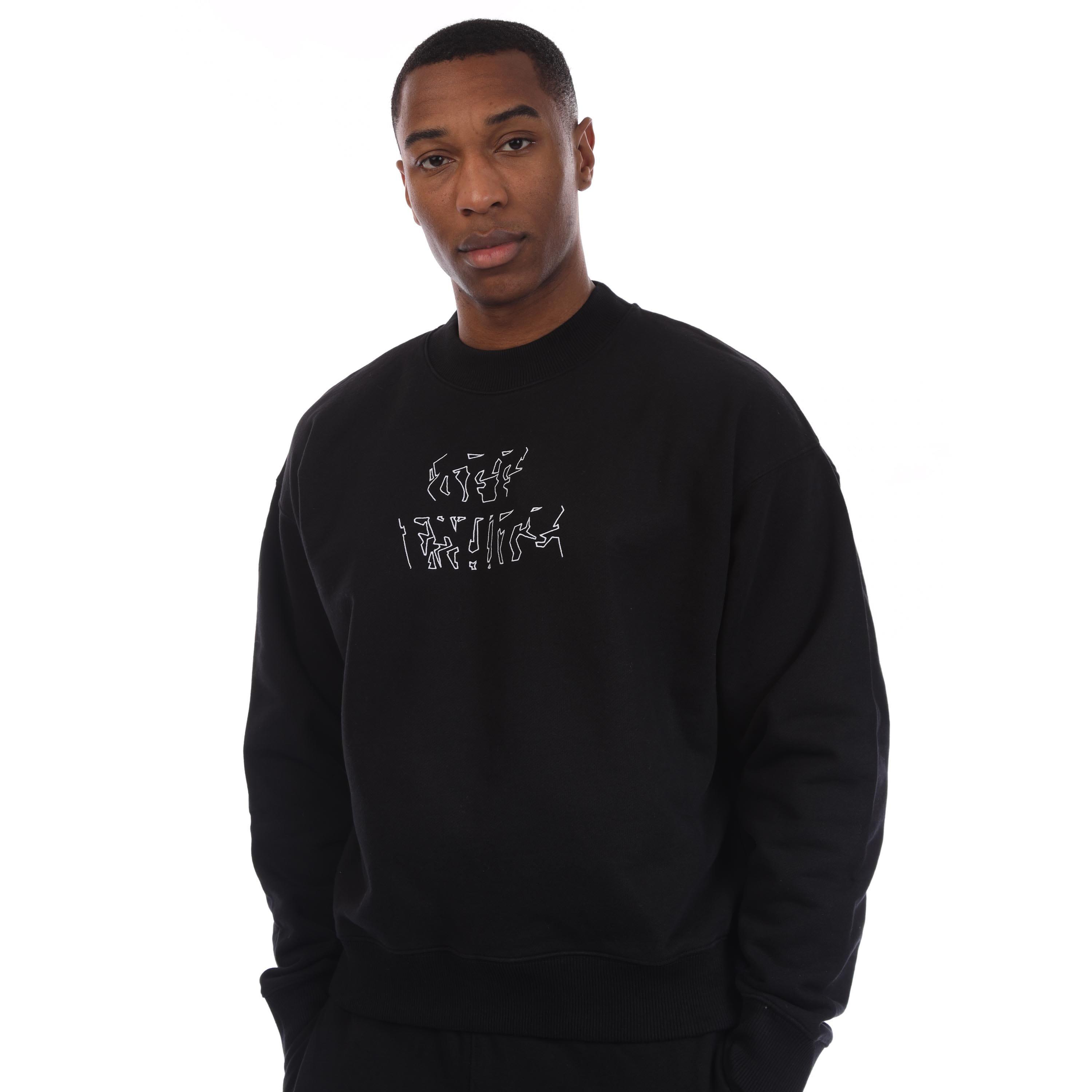 Black-White - Off White - Neen Arrow Skate Crewneck Sweatshirt - 3