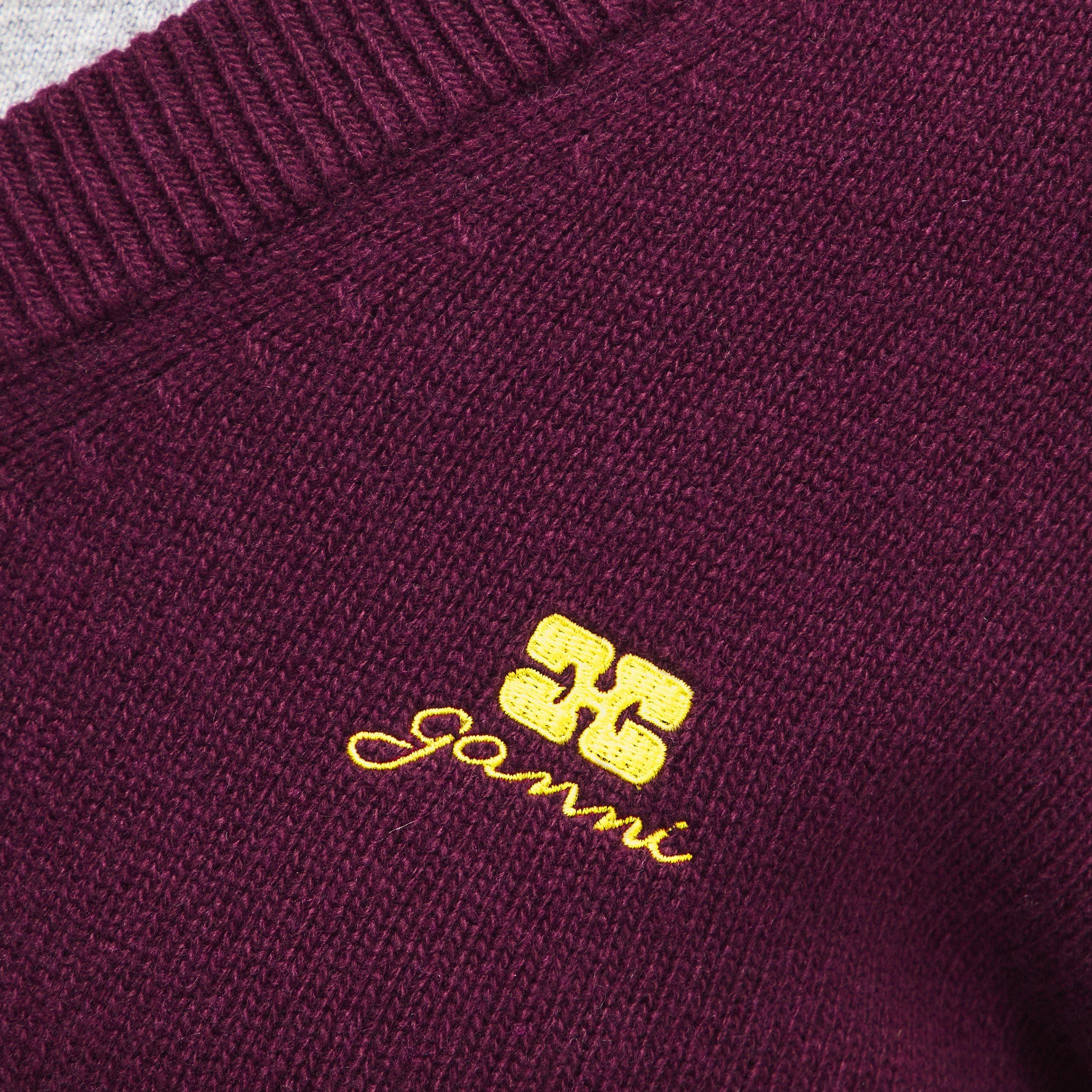 Burgundy - Ganni - Ganni Wl Mix VN Jmp Ld62 - 5