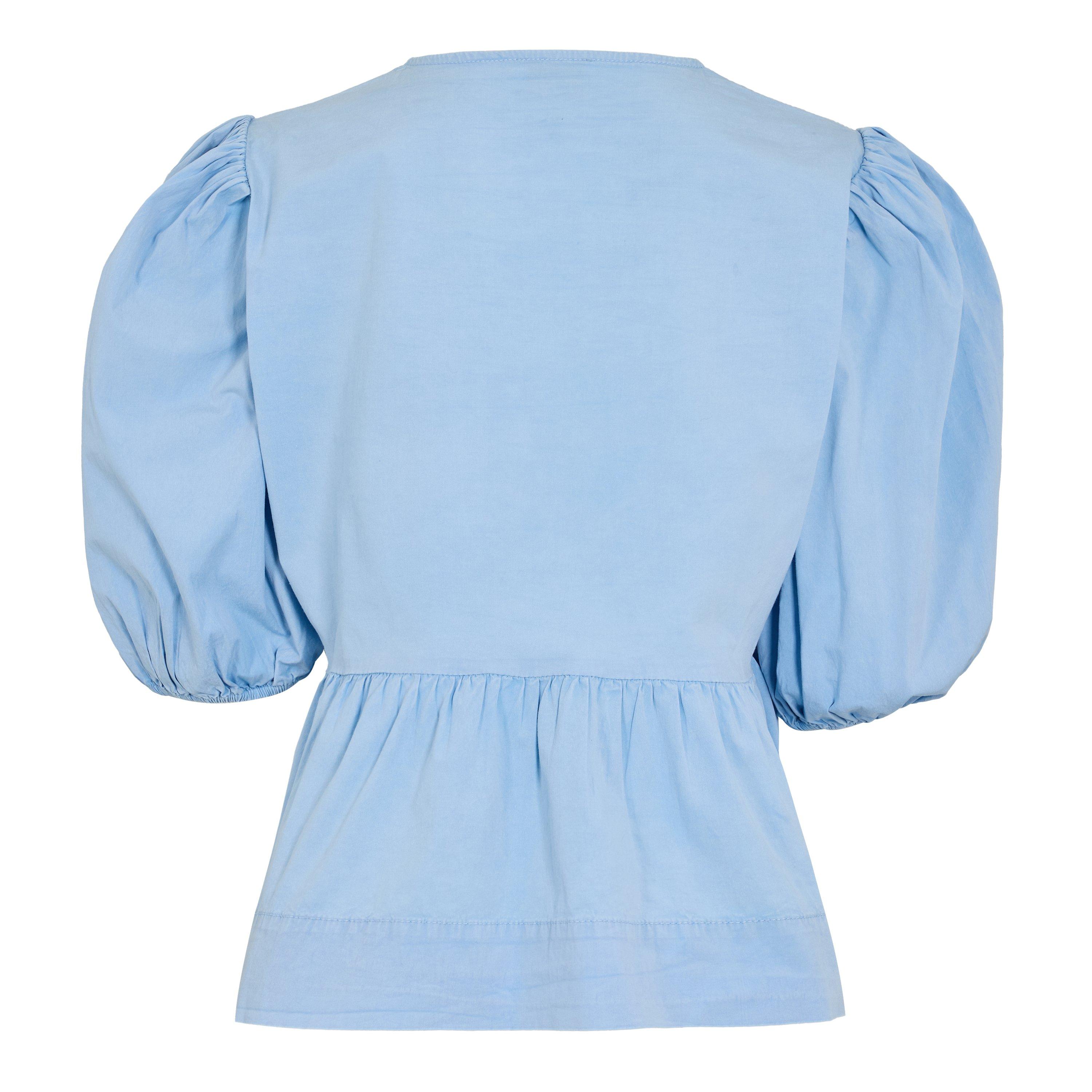Soft Chambray - Ganni - Ganni Peplum Blouse Ld62 - 2
