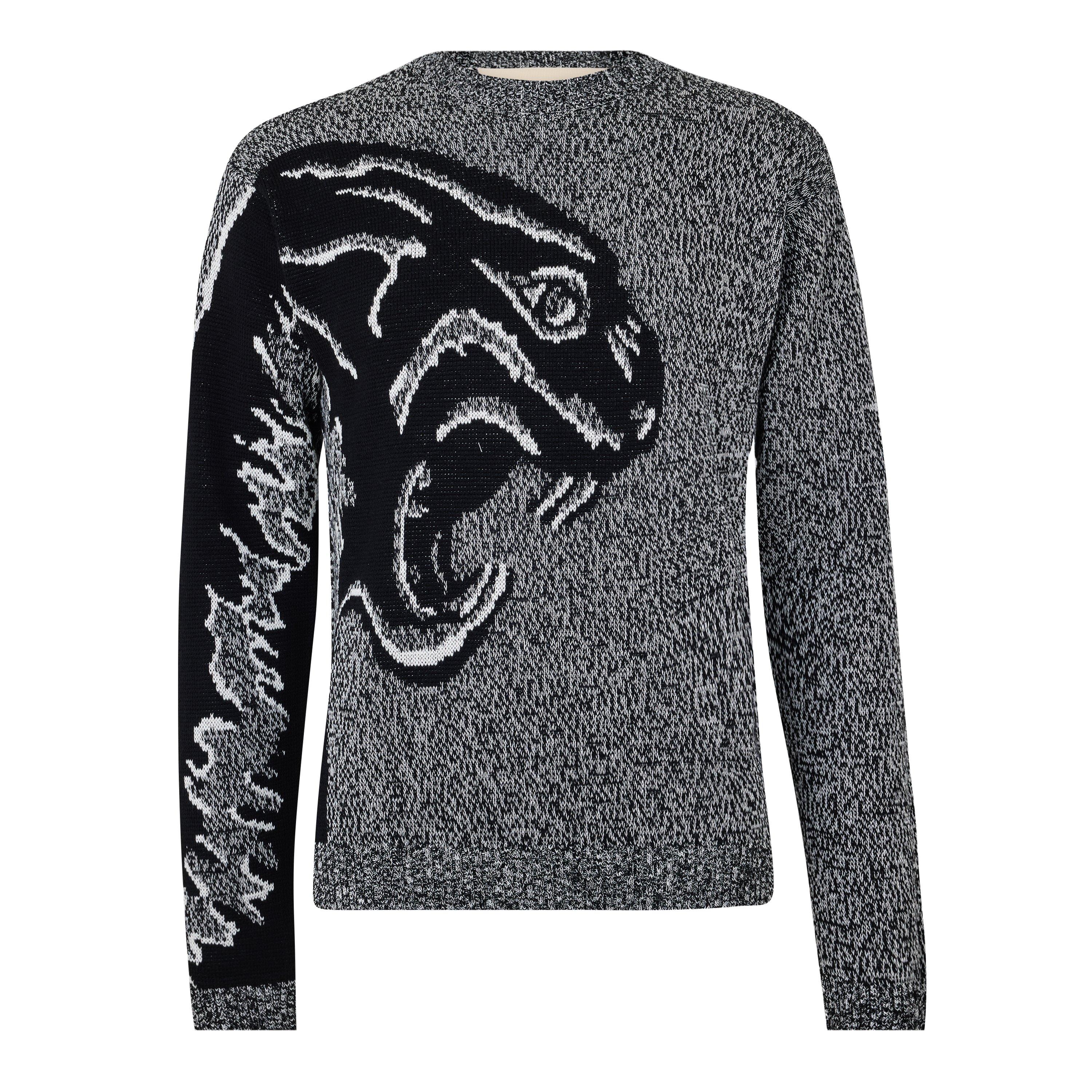 Grey - Valentino - Val Panther Knit Sn64 - 1