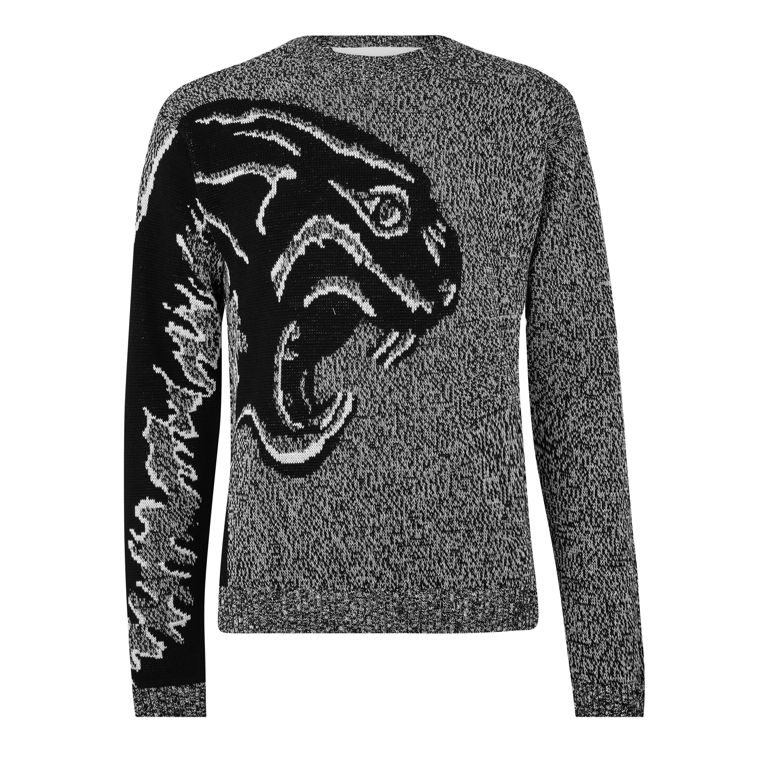 Valentino Val Panther Knit Sn64 - Grey - M