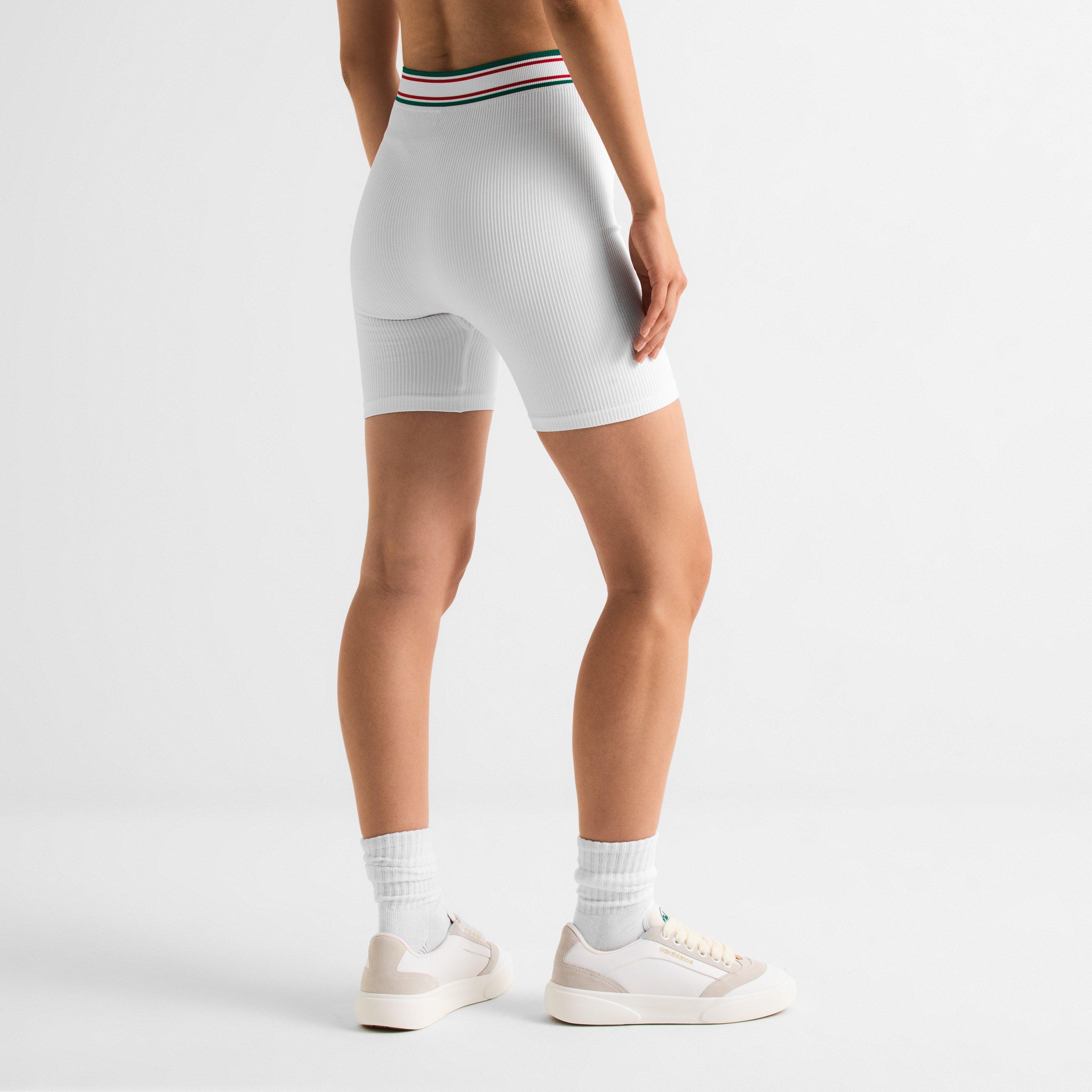 White - Casablanca - Women's Seamless Woven Tracksuit Shorts - 4
