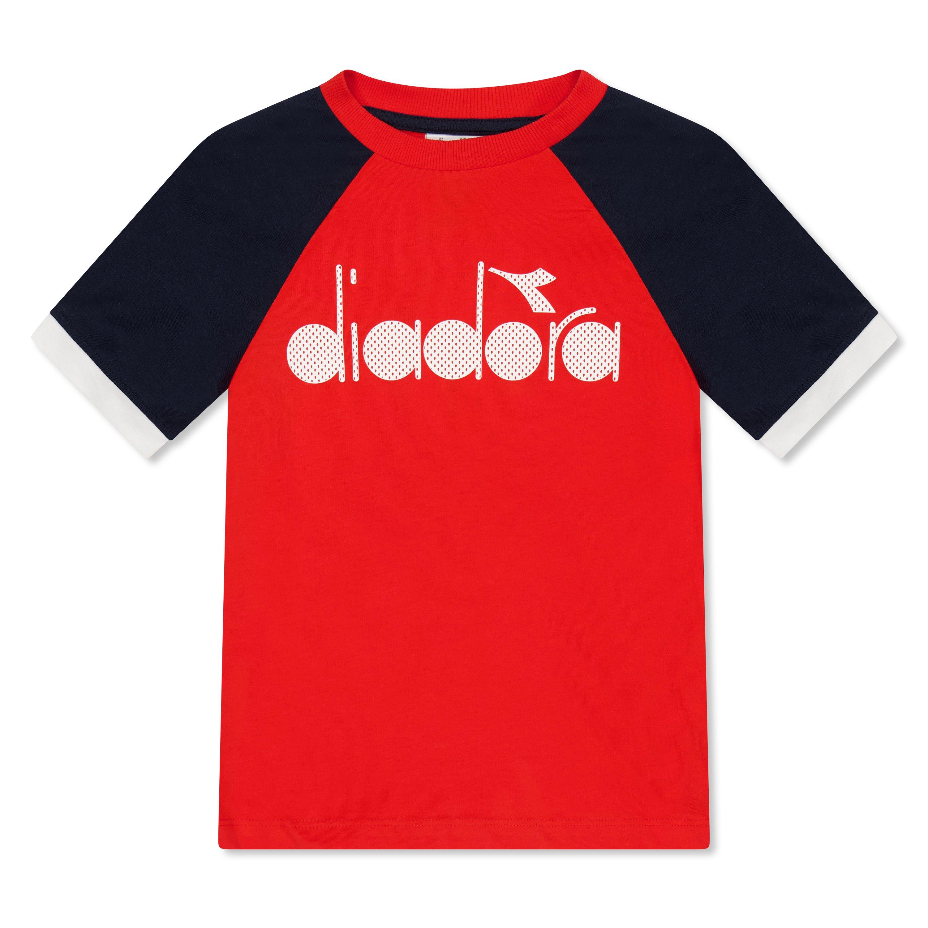 Diadora  Kids ' Short Sleeve T-Shirt - Red - 13 (XL)