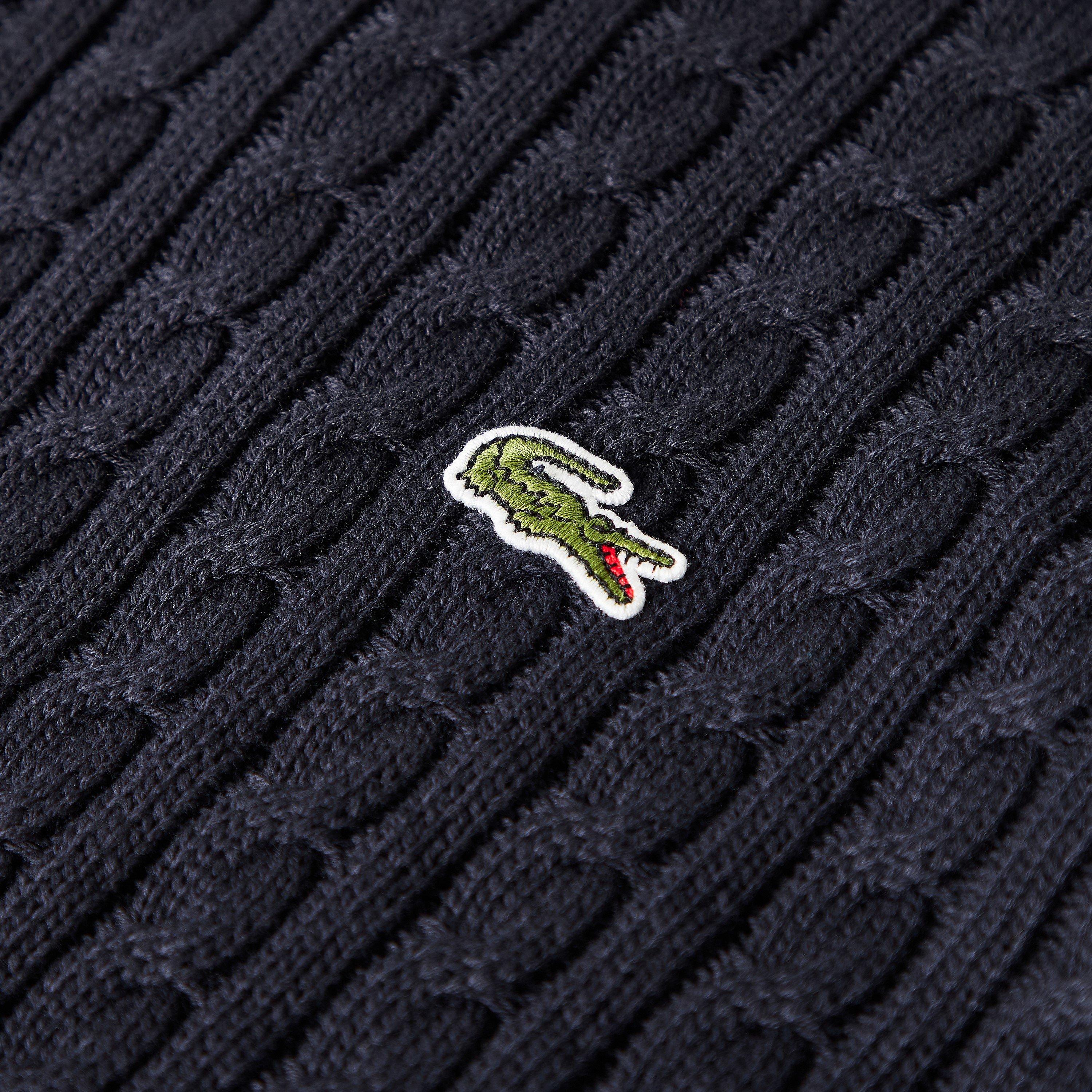Navy 802 - Lacoste - Lacoste Cable Knt Cr Sn64 - 5