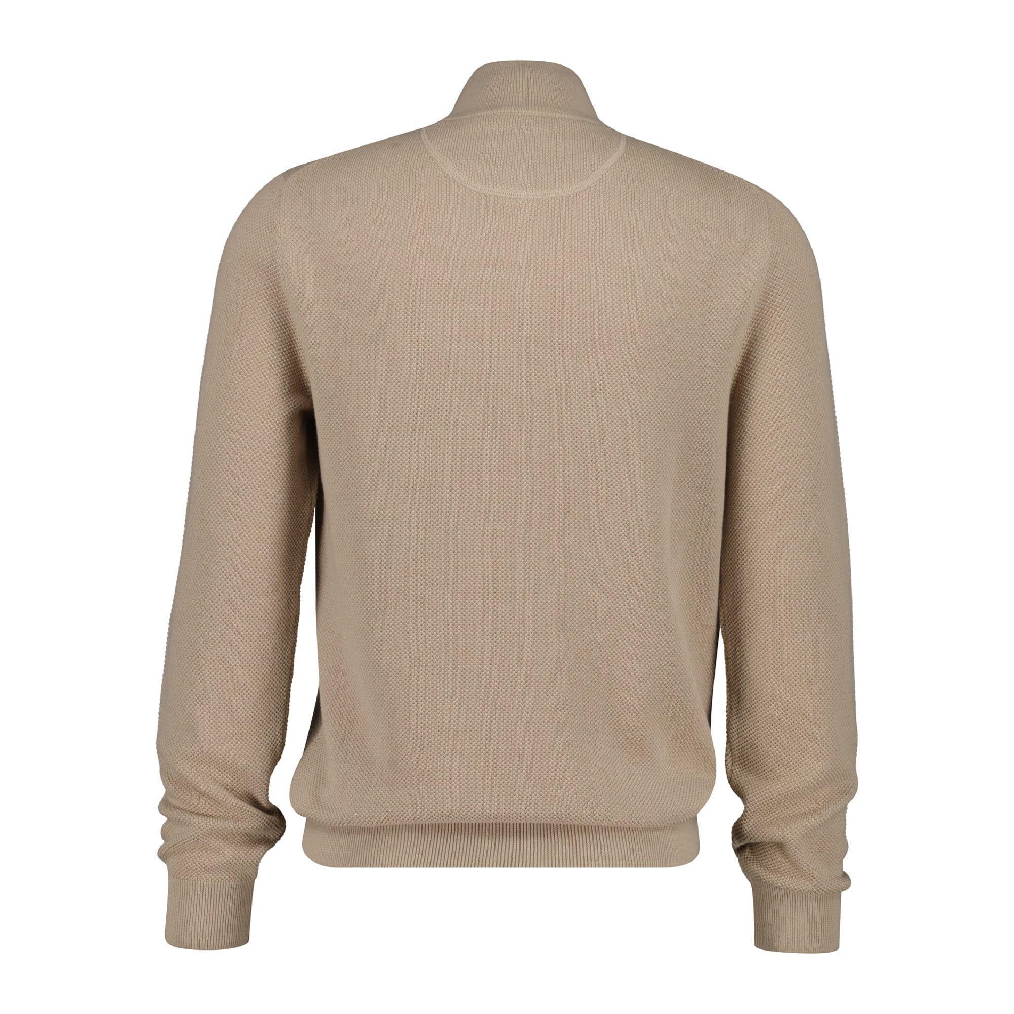 Sand - Gant - Cotton Piqu¿ Half-Zip Sweatshirt - 2