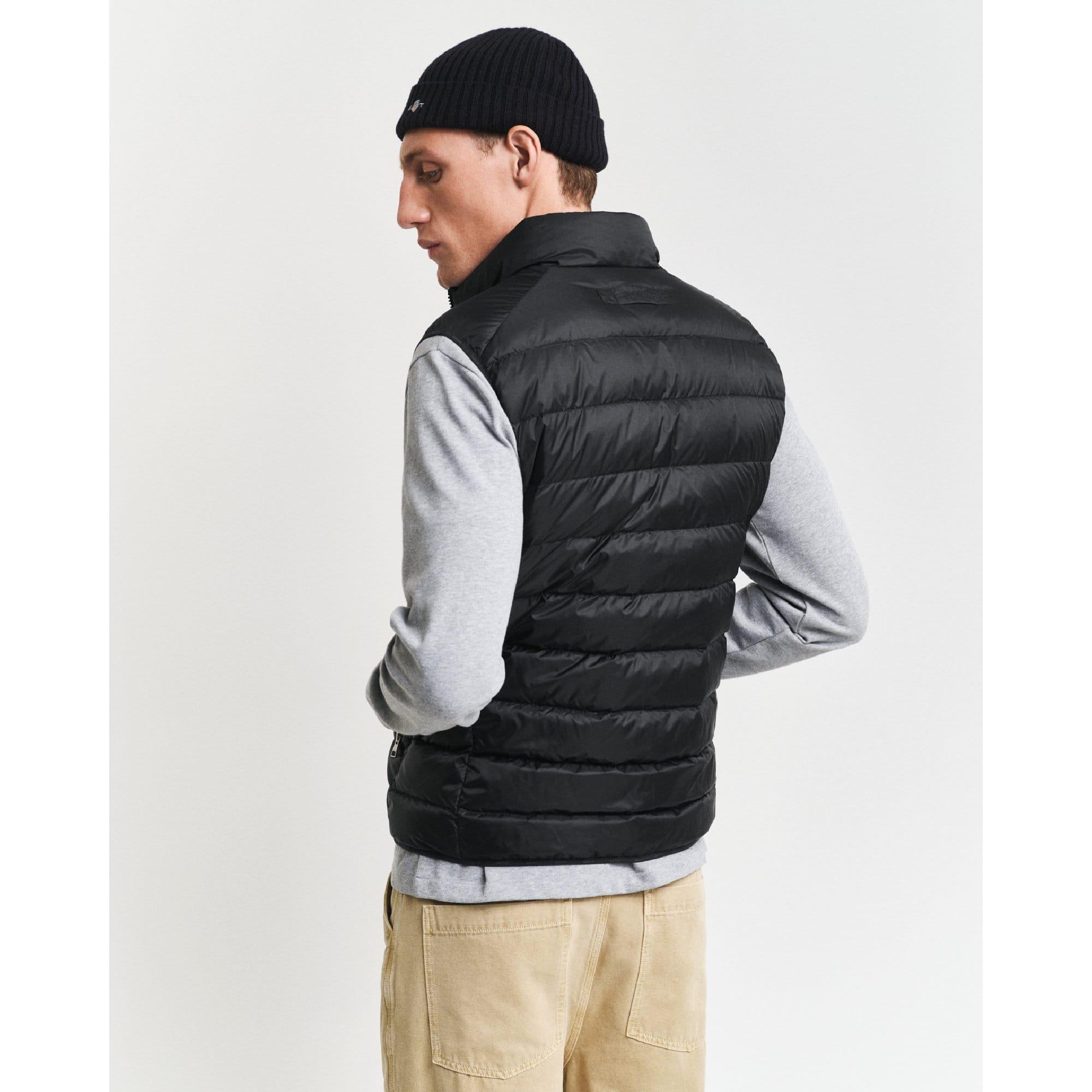 Black - Gant - Light Down Gilet - 2