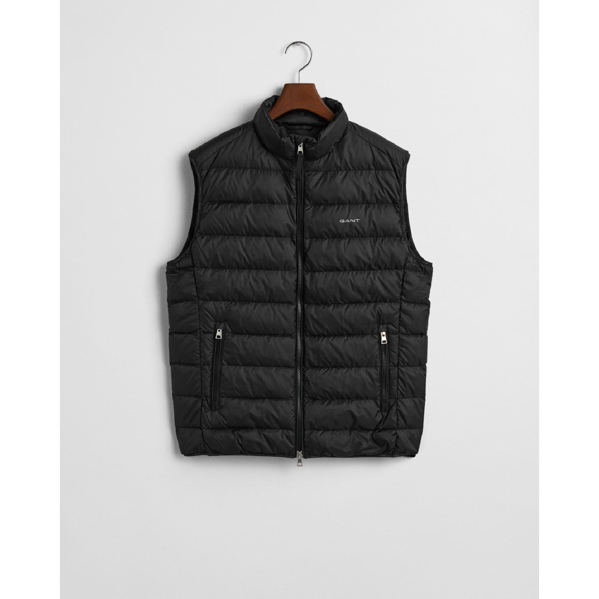 Black - Gant - Light Down Gilet - 5