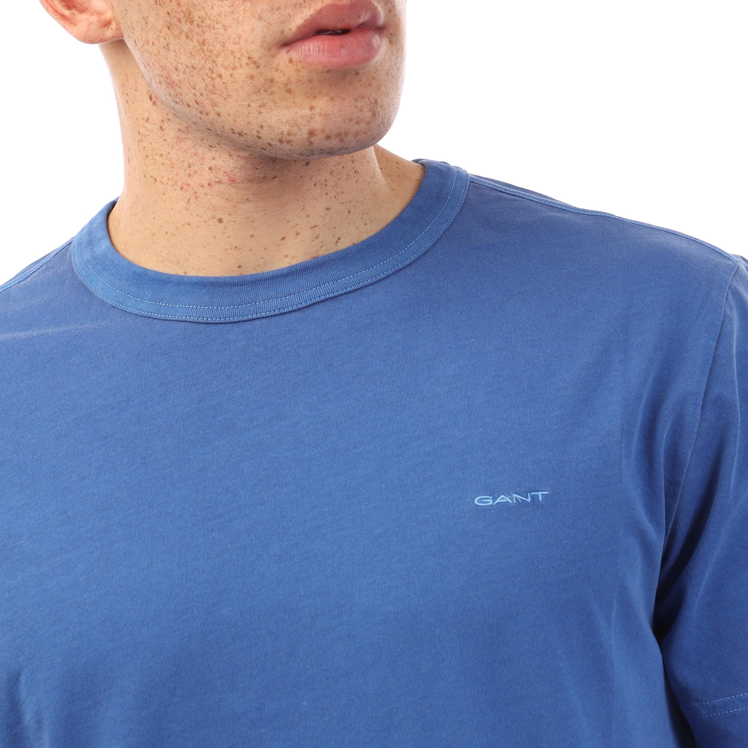Blue - Gant - Sunfaded T-Shirt - 2