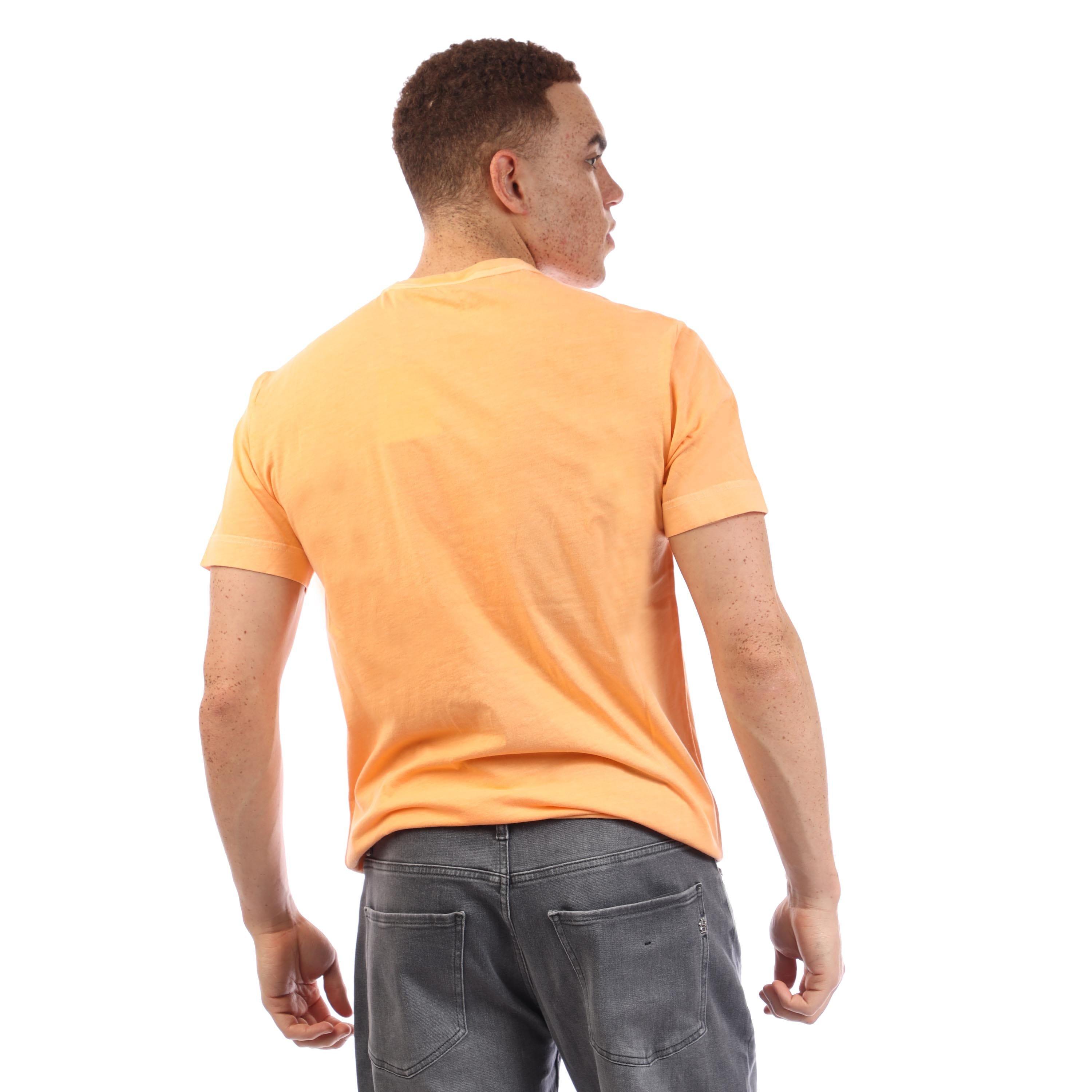 Orange - Gant - Sunfaded T-Shirt - 3