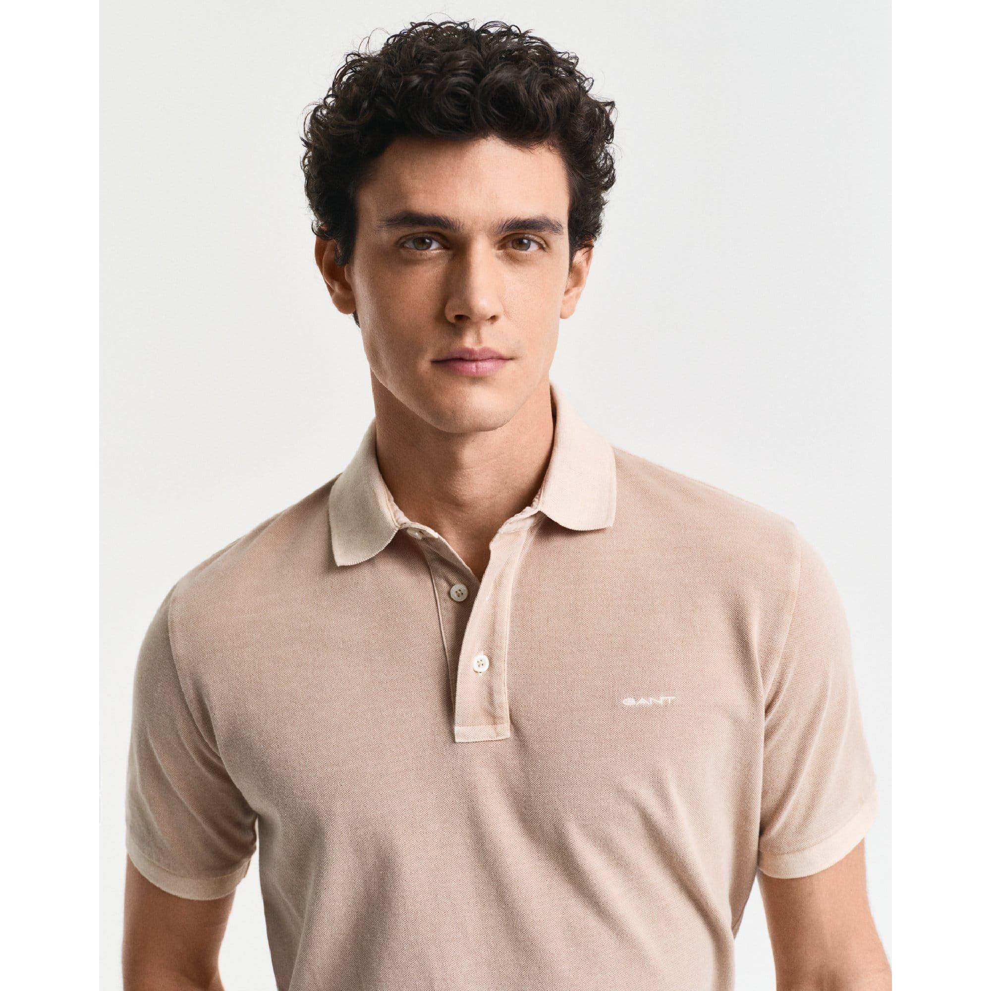Sand - Gant - Sunfaded Piqu¿ Polo Shirt - 3