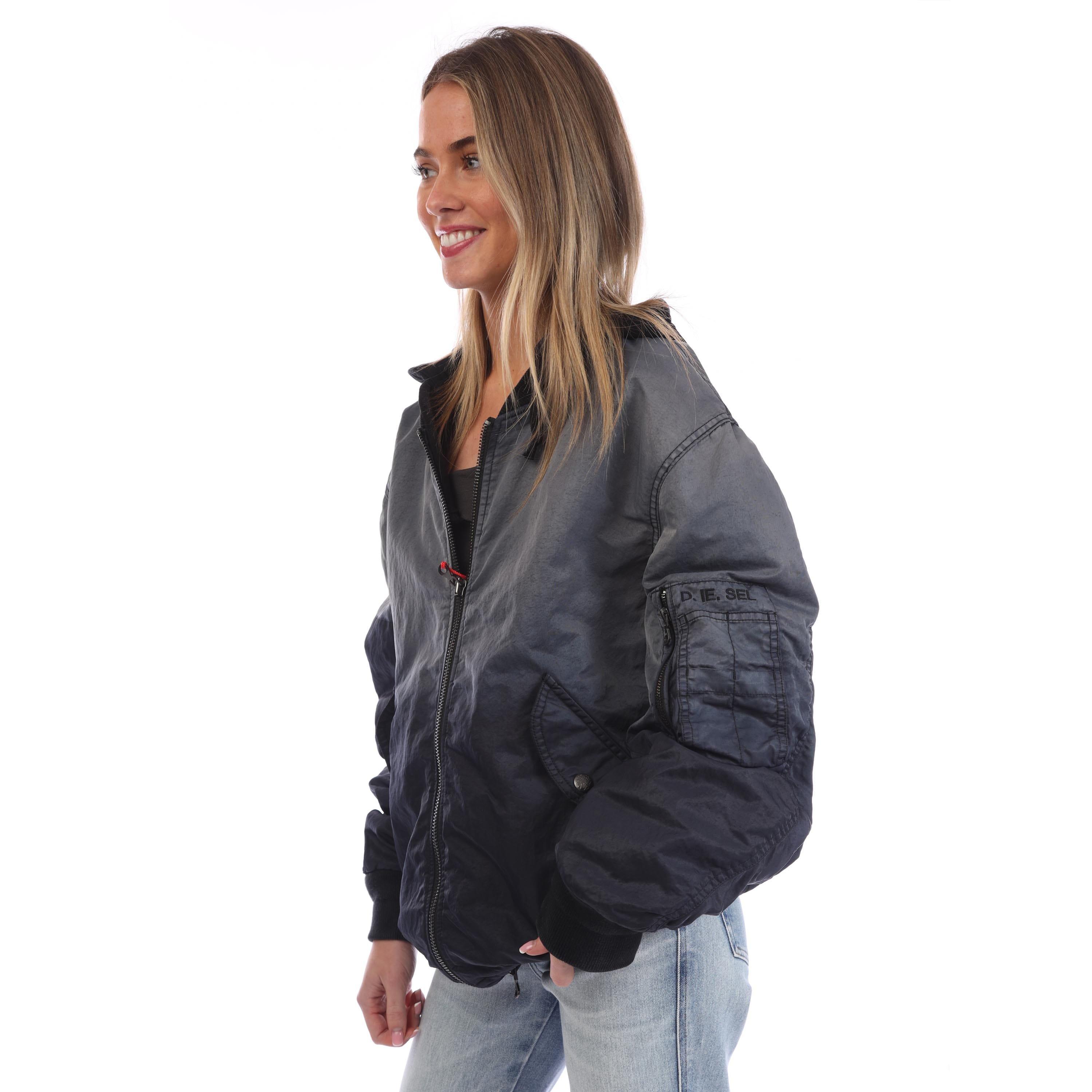 Black - Diesel - J-Common Bomber Jacket - 6