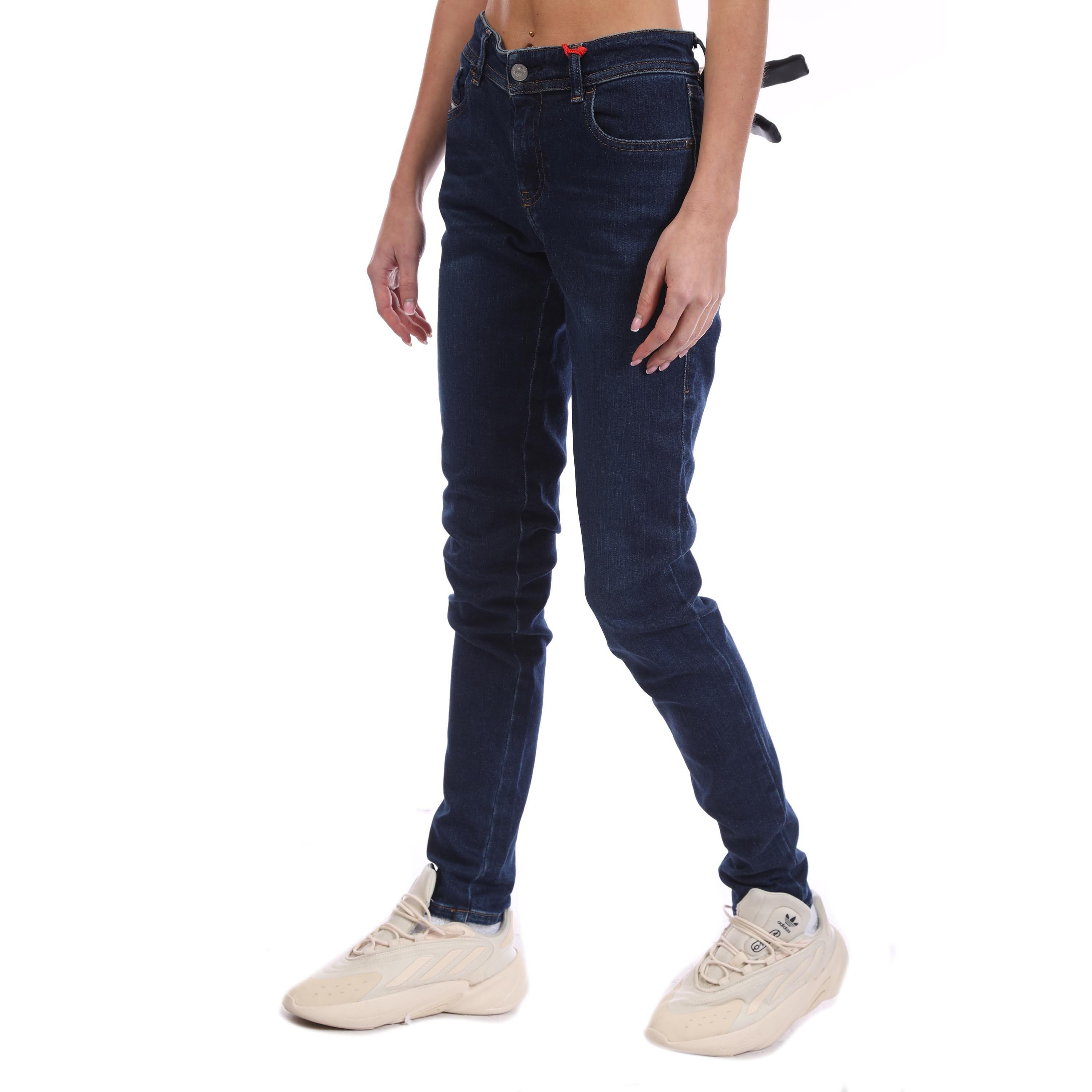 Blue - Diesel - 2018 Slandy-Low Skinny-Fit Jeans - 2