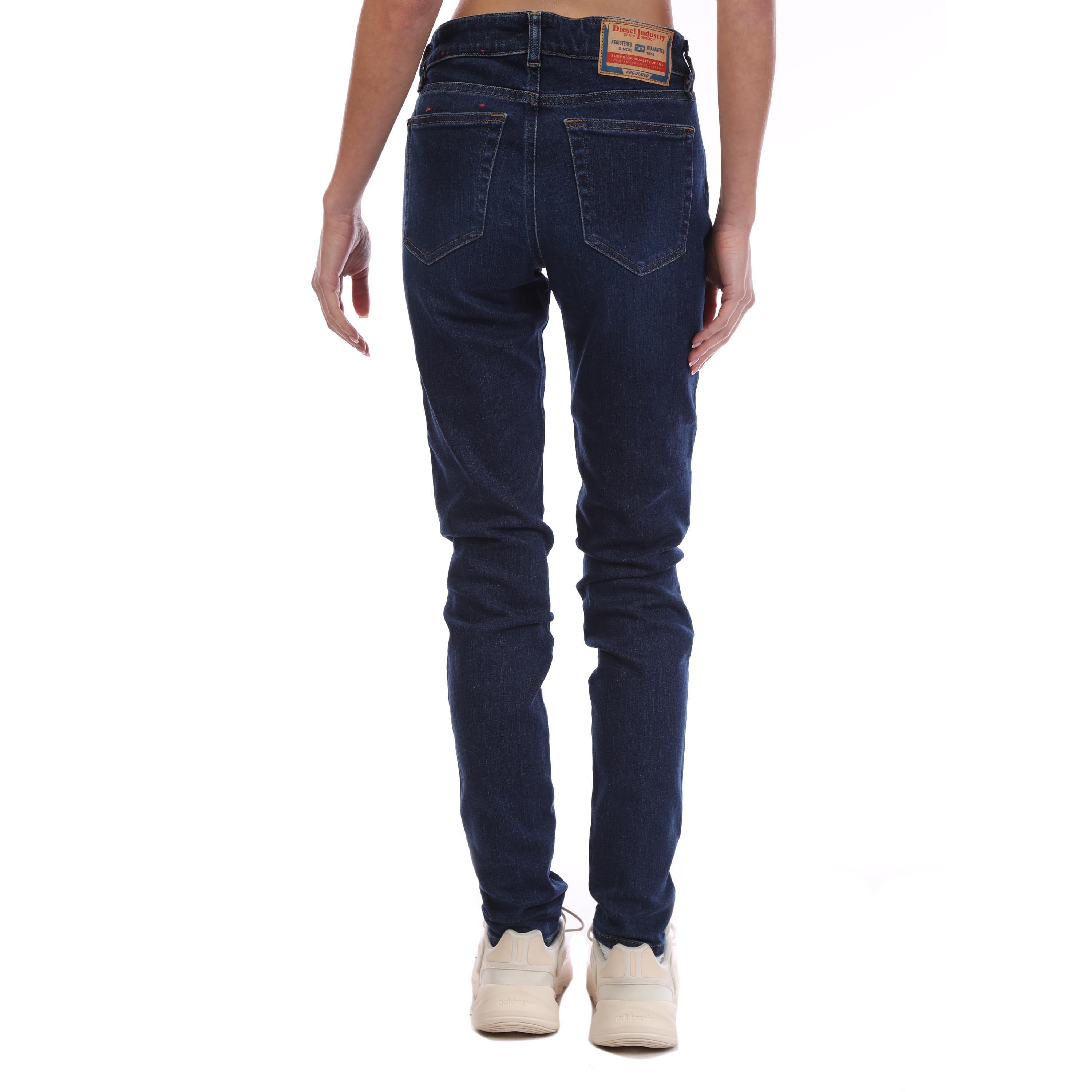 Blue - Diesel - 2018 Slandy-Low Skinny-Fit Jeans - 3