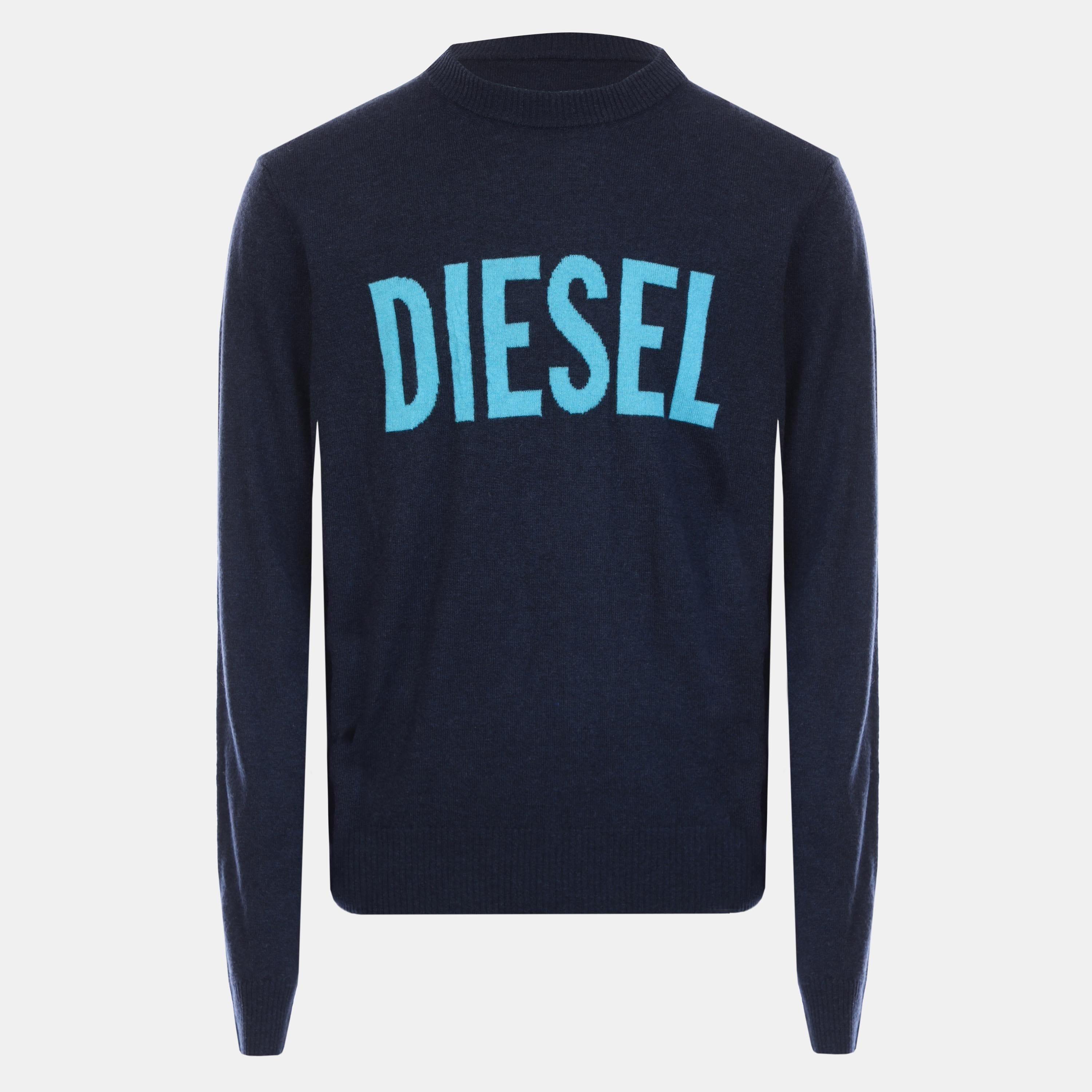 Blue - Diesel - K- Crewneck Sweater - 1