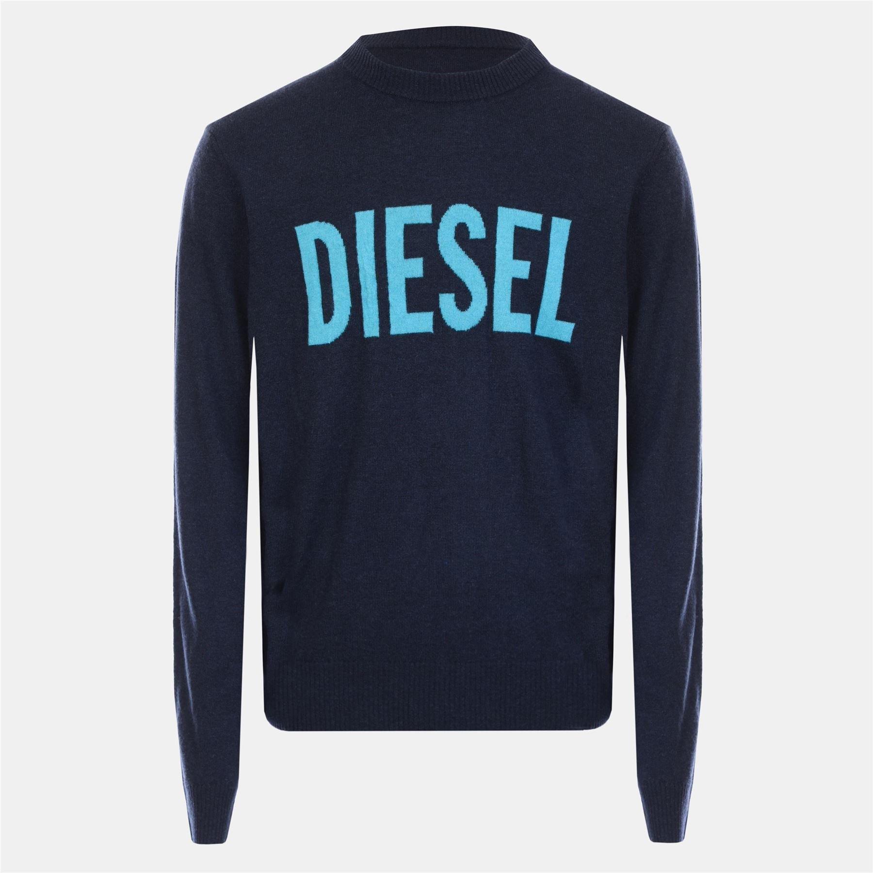 Blue - Diesel - K- Crewneck Sweater - 1