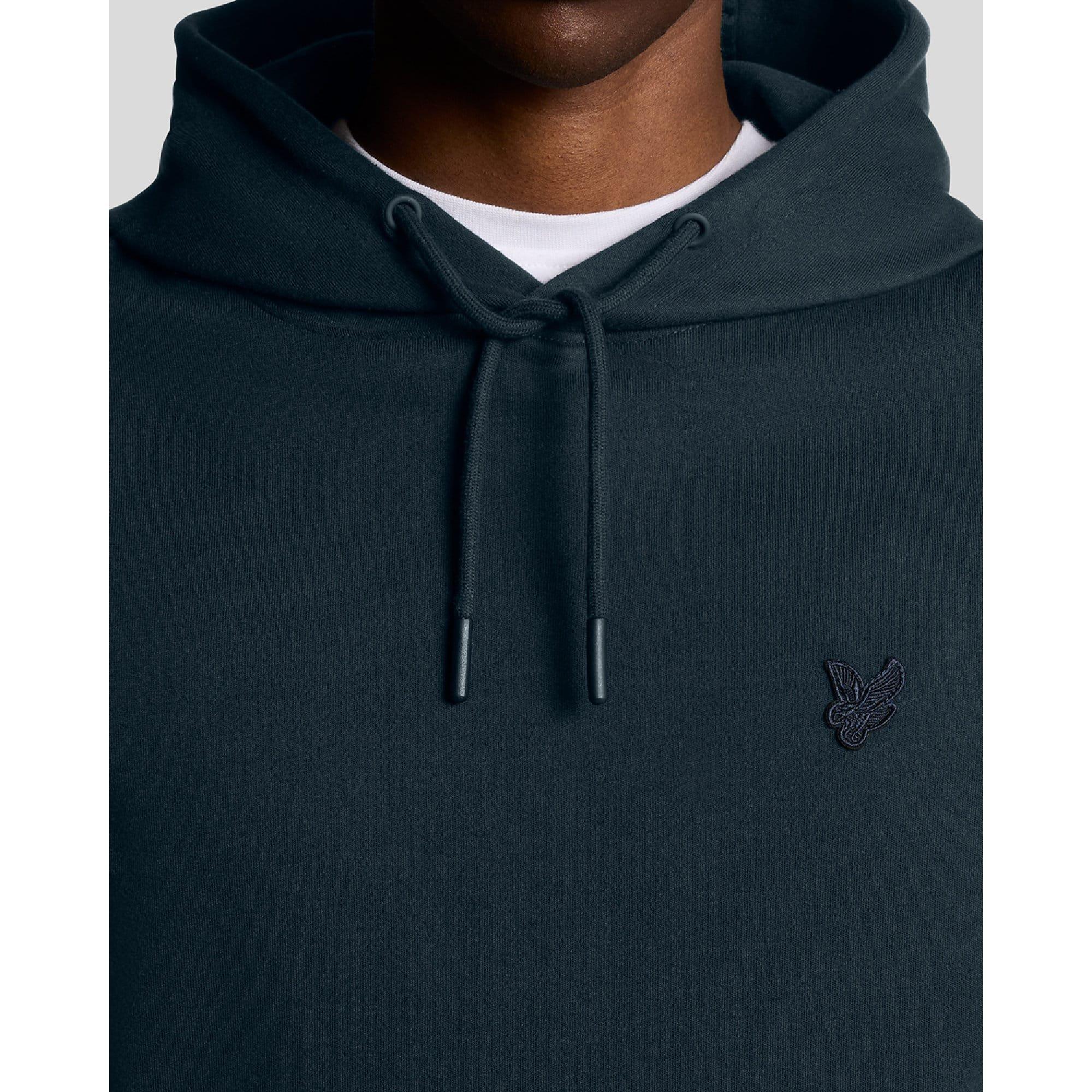 Black - Lyle and Scott - Interlock Pullover Hoodie - 3