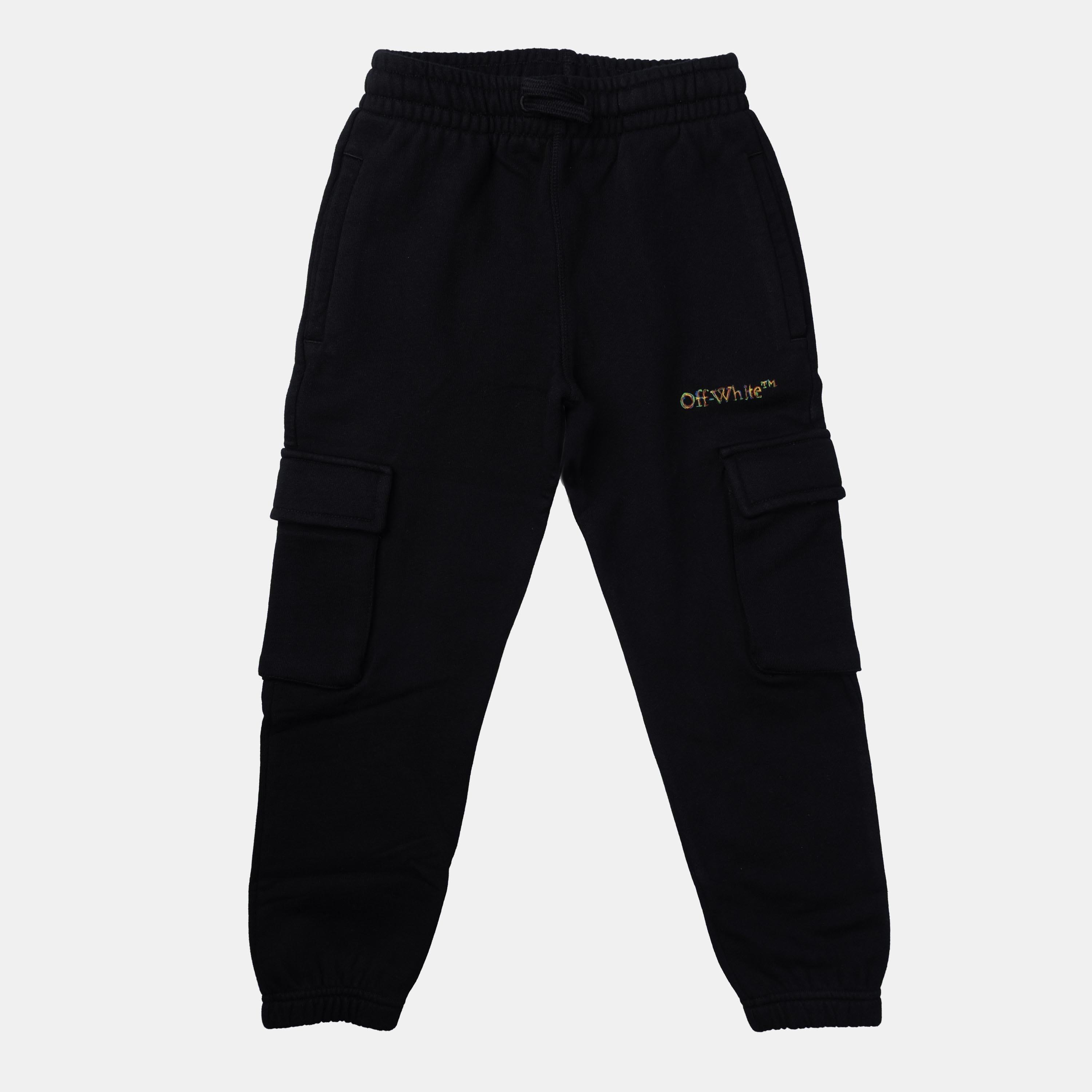 Black - Off White - Logo Sketch Sweatpants - 1