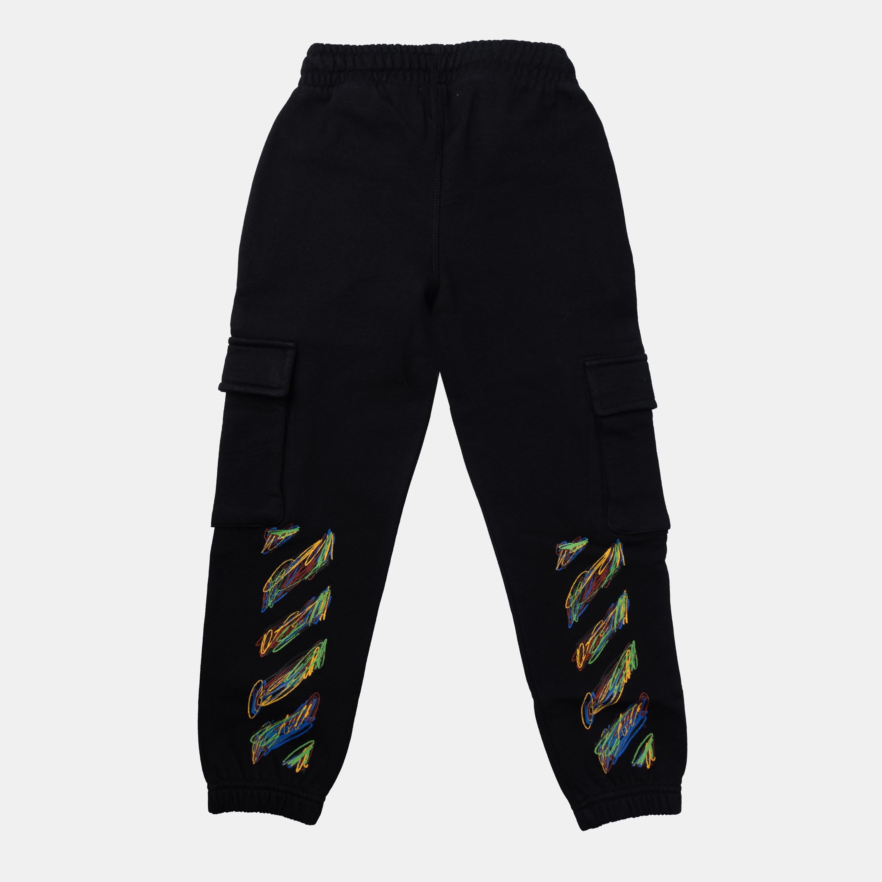 Black - Off White - Logo Sketch Sweatpants - 2