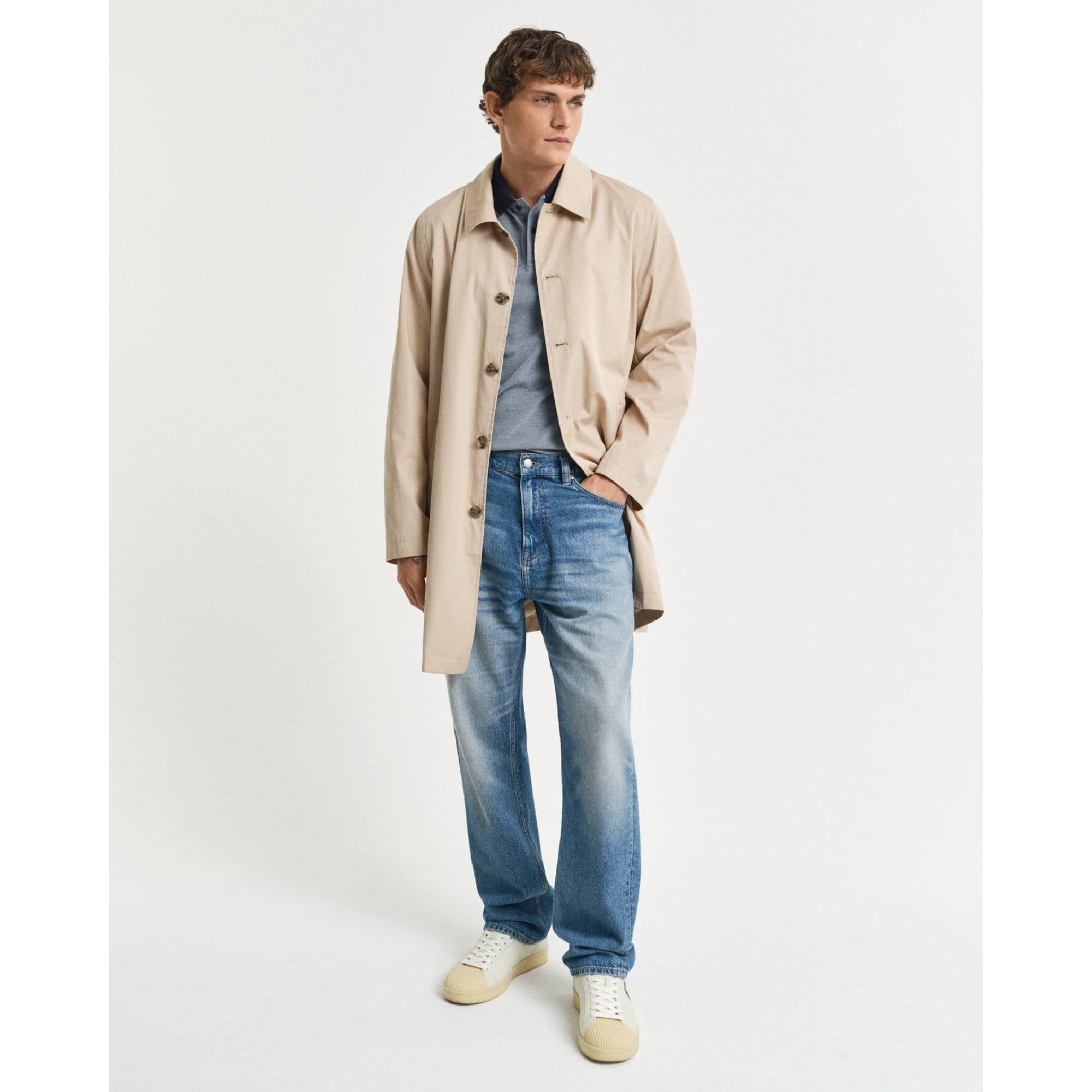 Navy - Gant - 4-Colour Oxford Piqu¿ Polo Shirt - 4