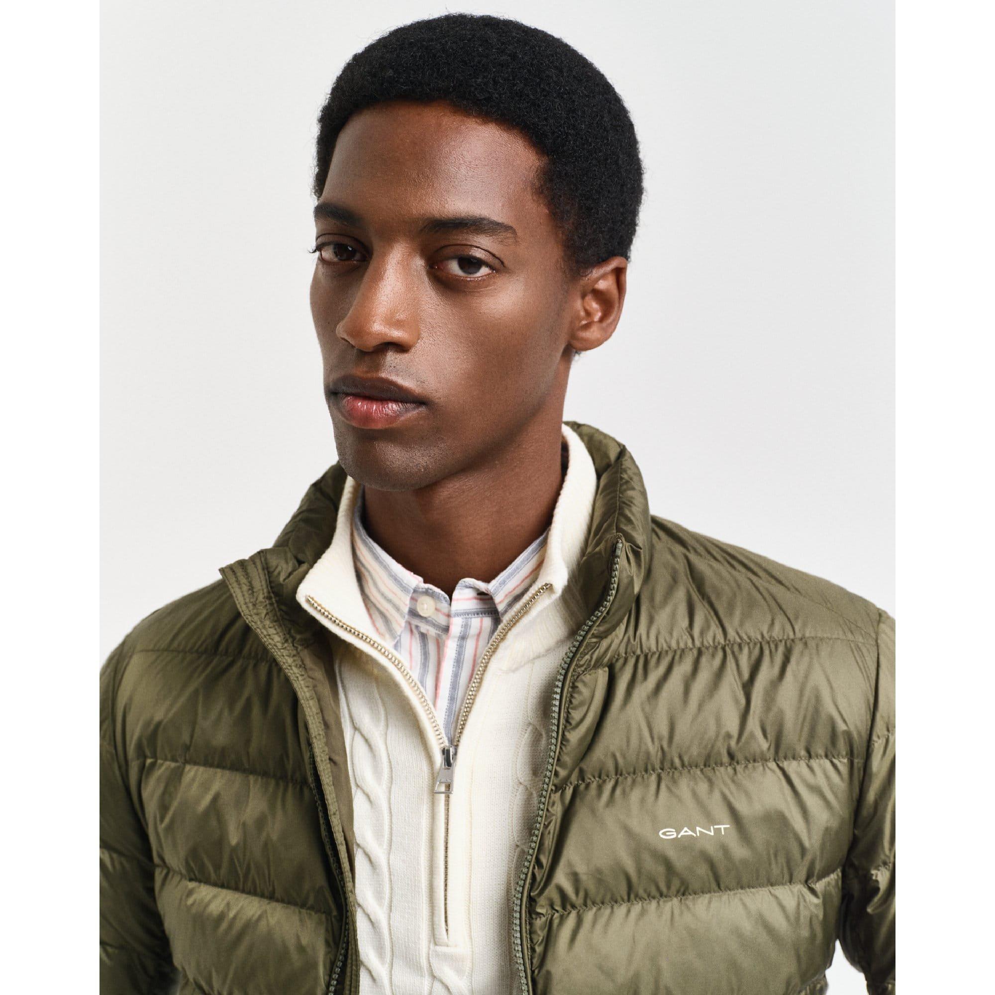 Green - Gant - Light Down Jacket - 3