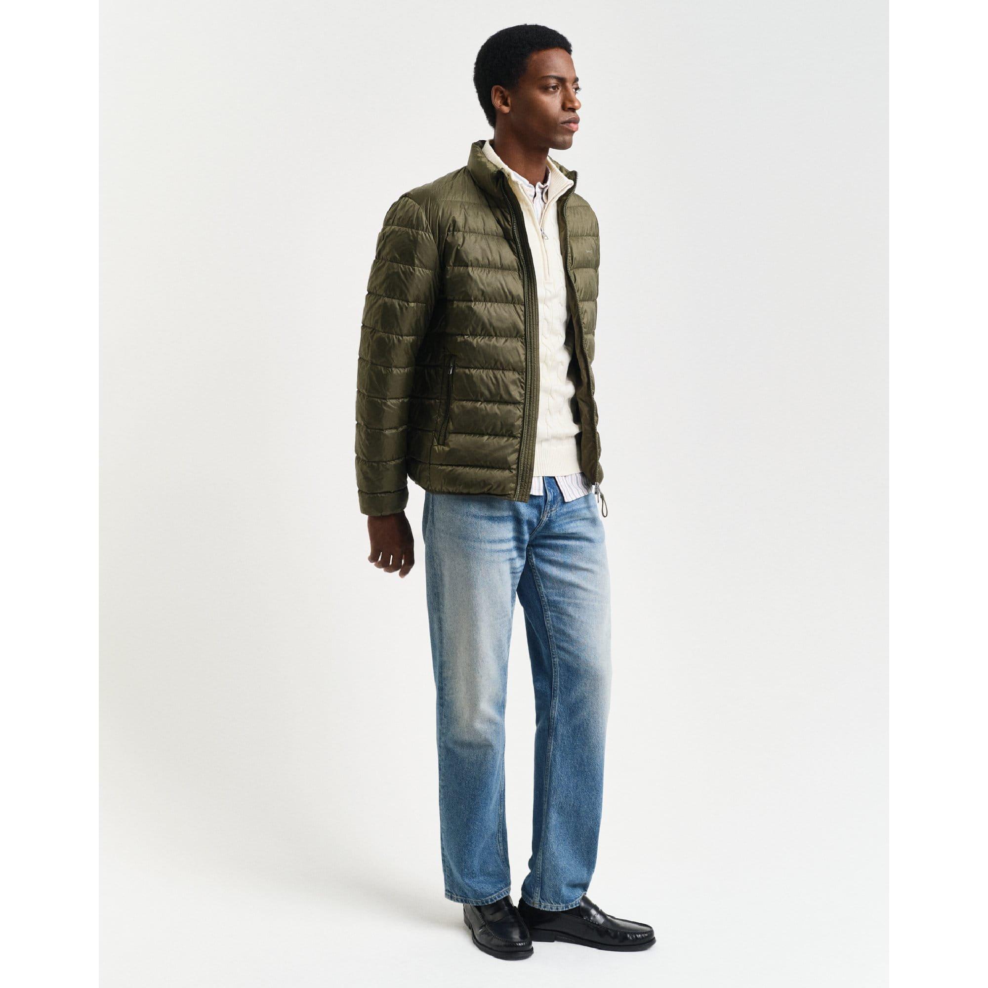 Green - Gant - Light Down Jacket - 4