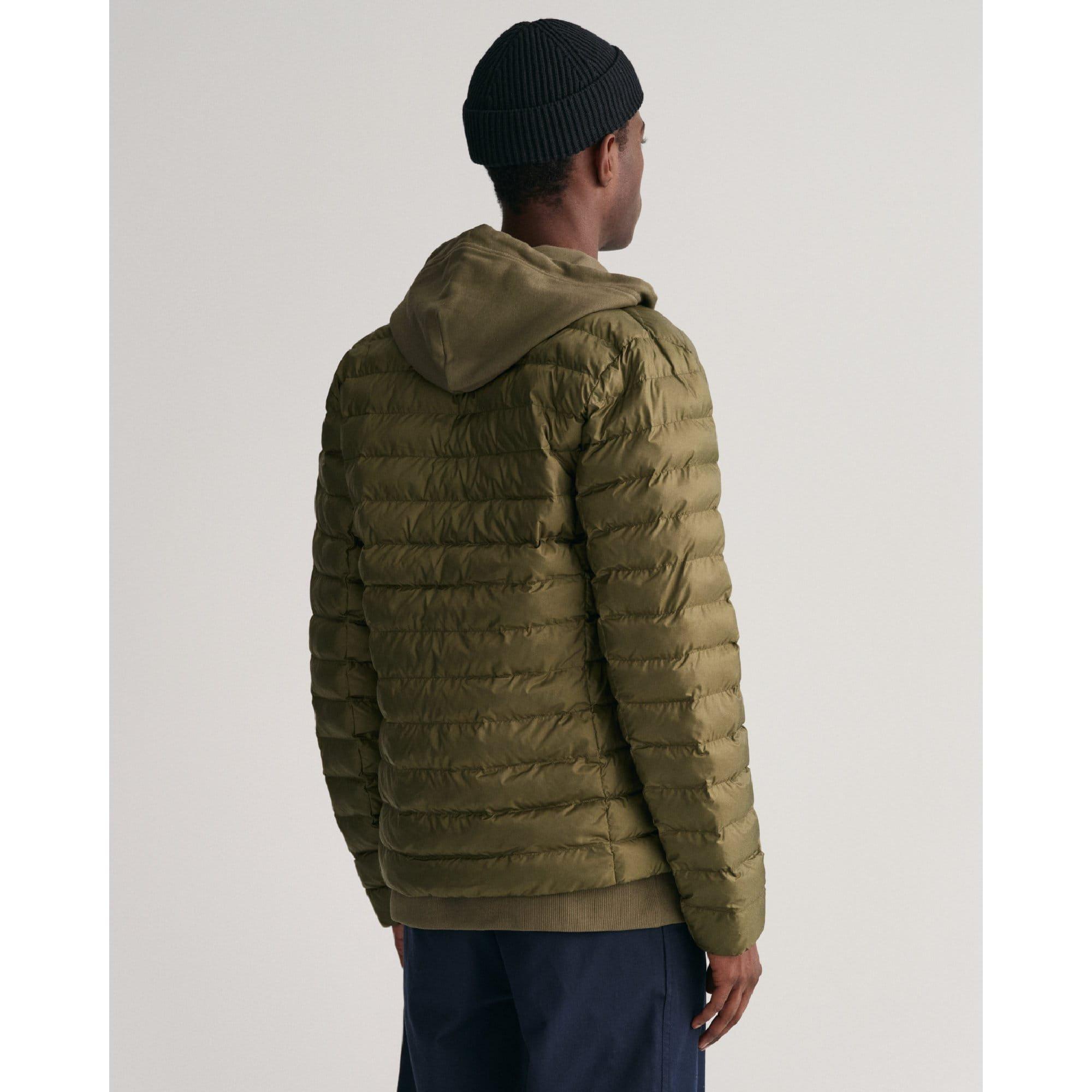 Green - Gant - Light Padded Bomber Jacket - 2