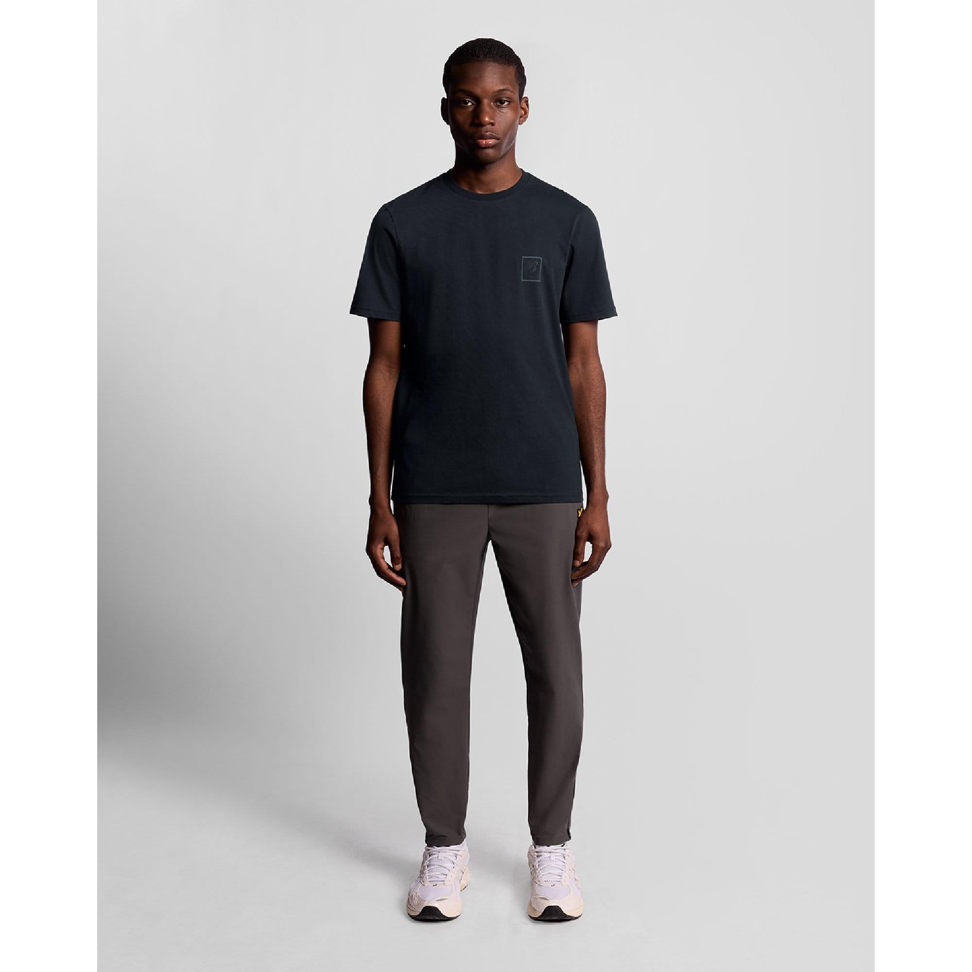 Blue - Lyle and Scott - Rubberised Logo Graphic T-Shirt - 2