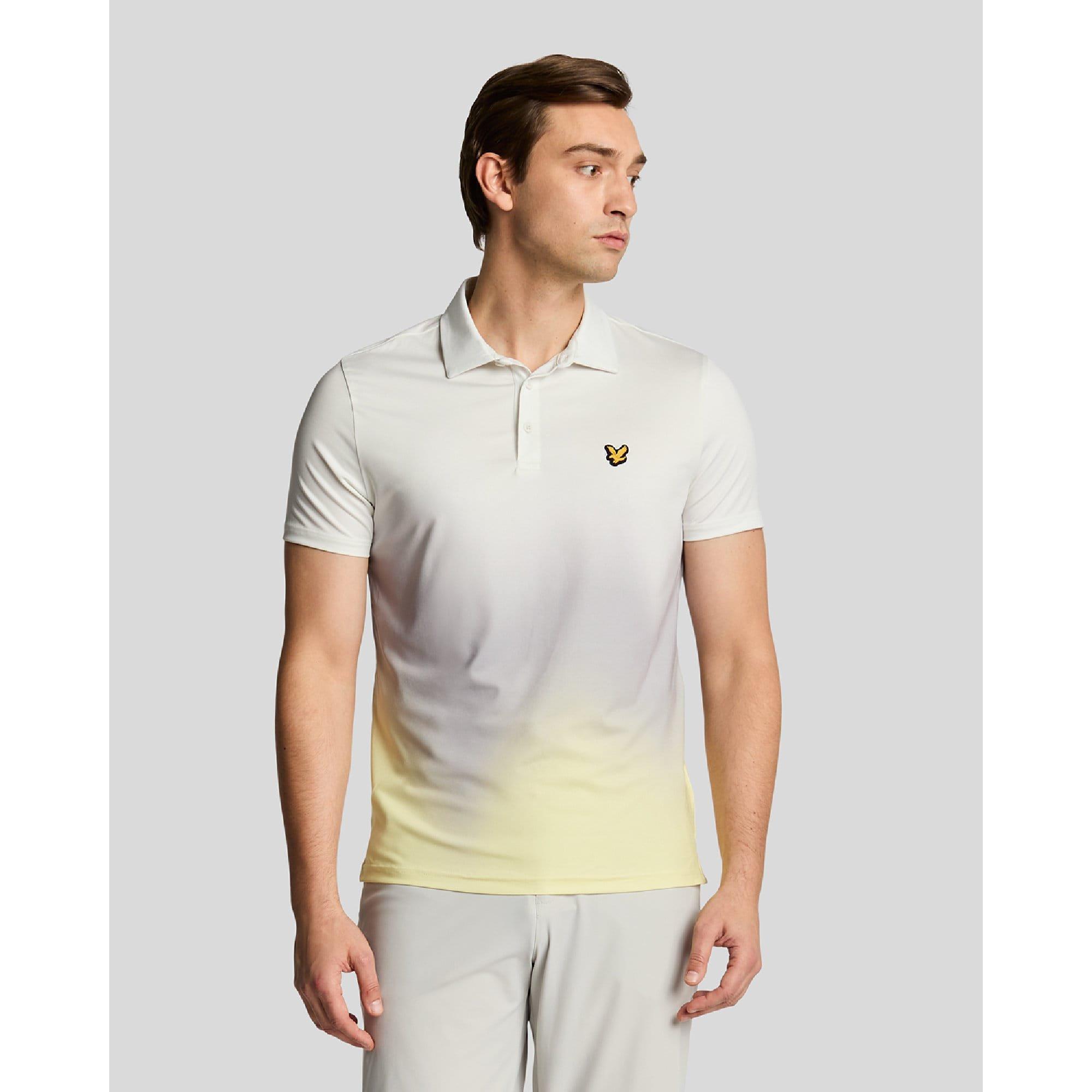 White - Lyle and Scott - Gradient Polo Shirt - 1