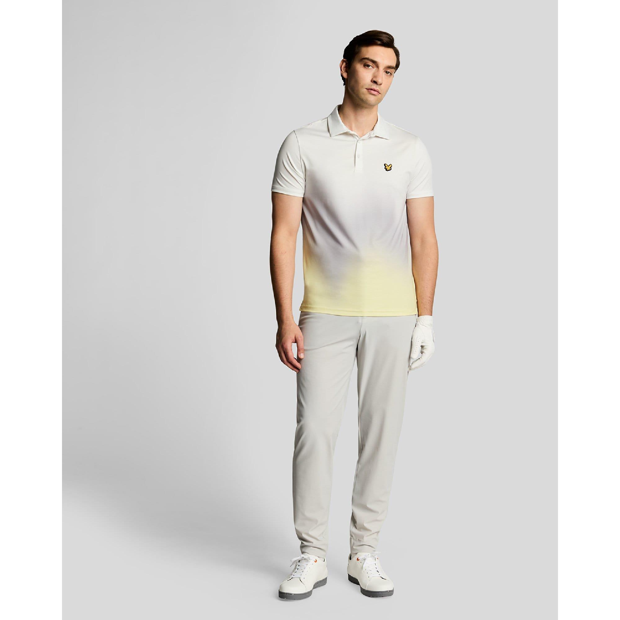 White - Lyle and Scott - Gradient Polo Shirt - 2