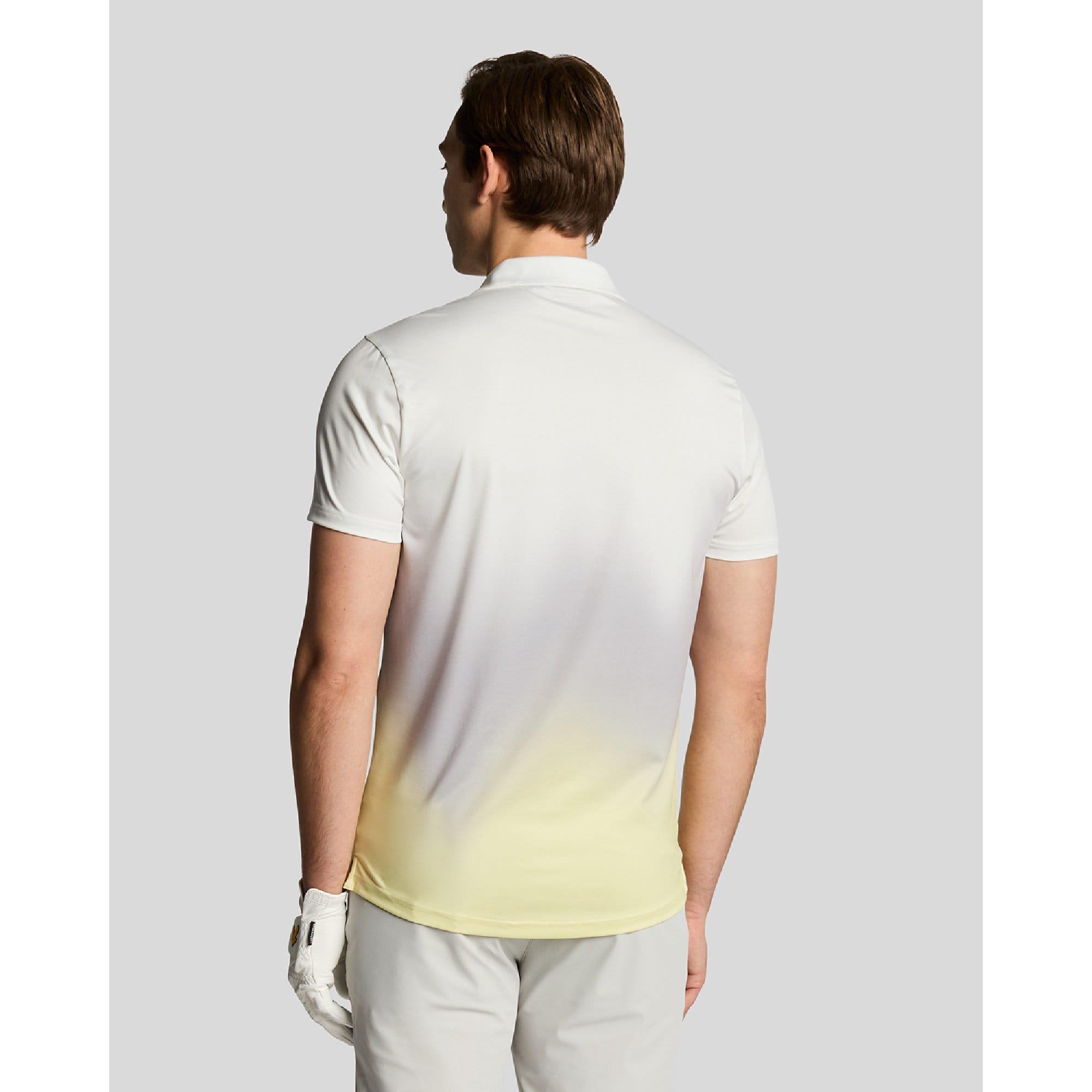 White - Lyle and Scott - Gradient Polo Shirt - 3